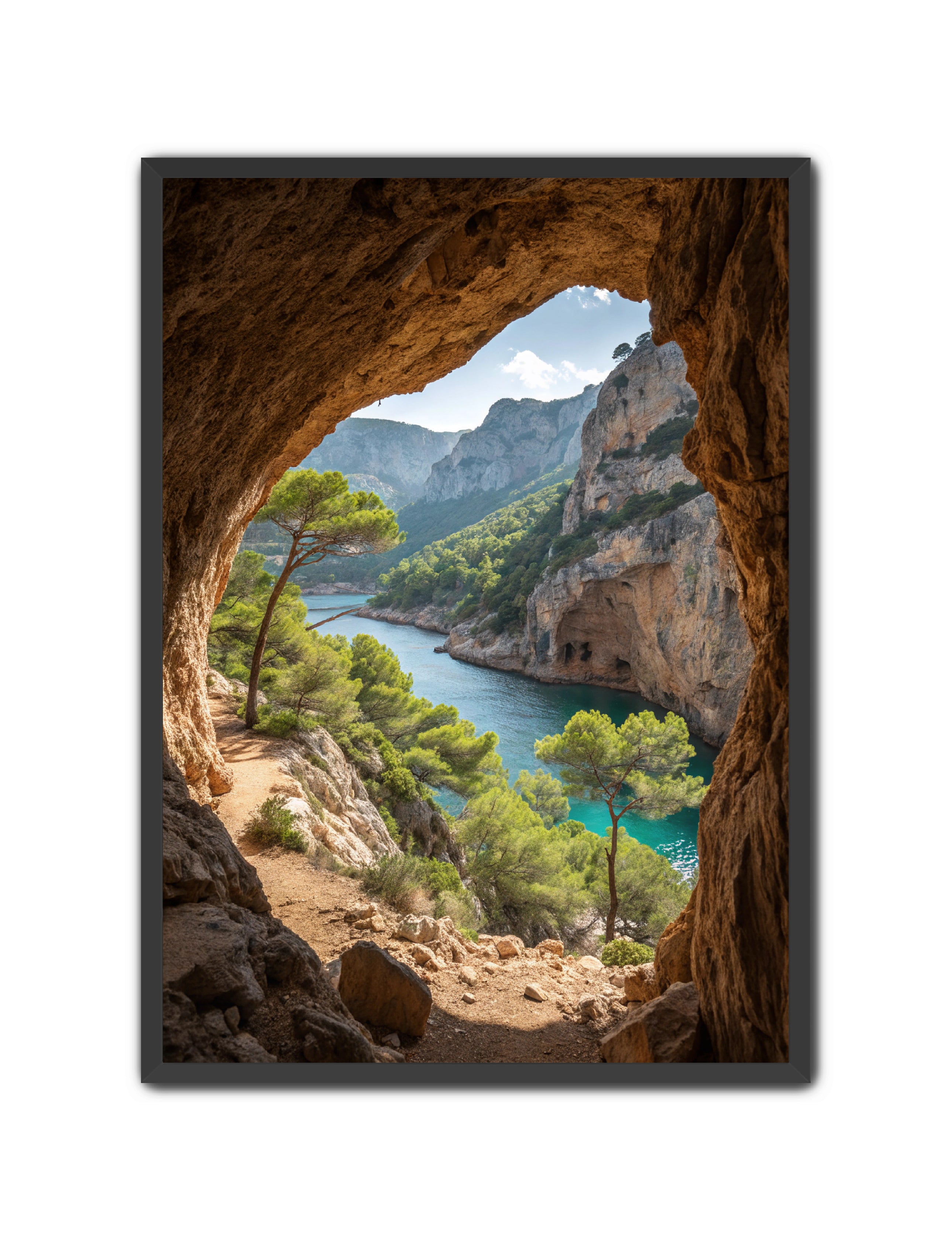 Apricus Prints Beaches 'Hidden Bay' Apricus Art Collection