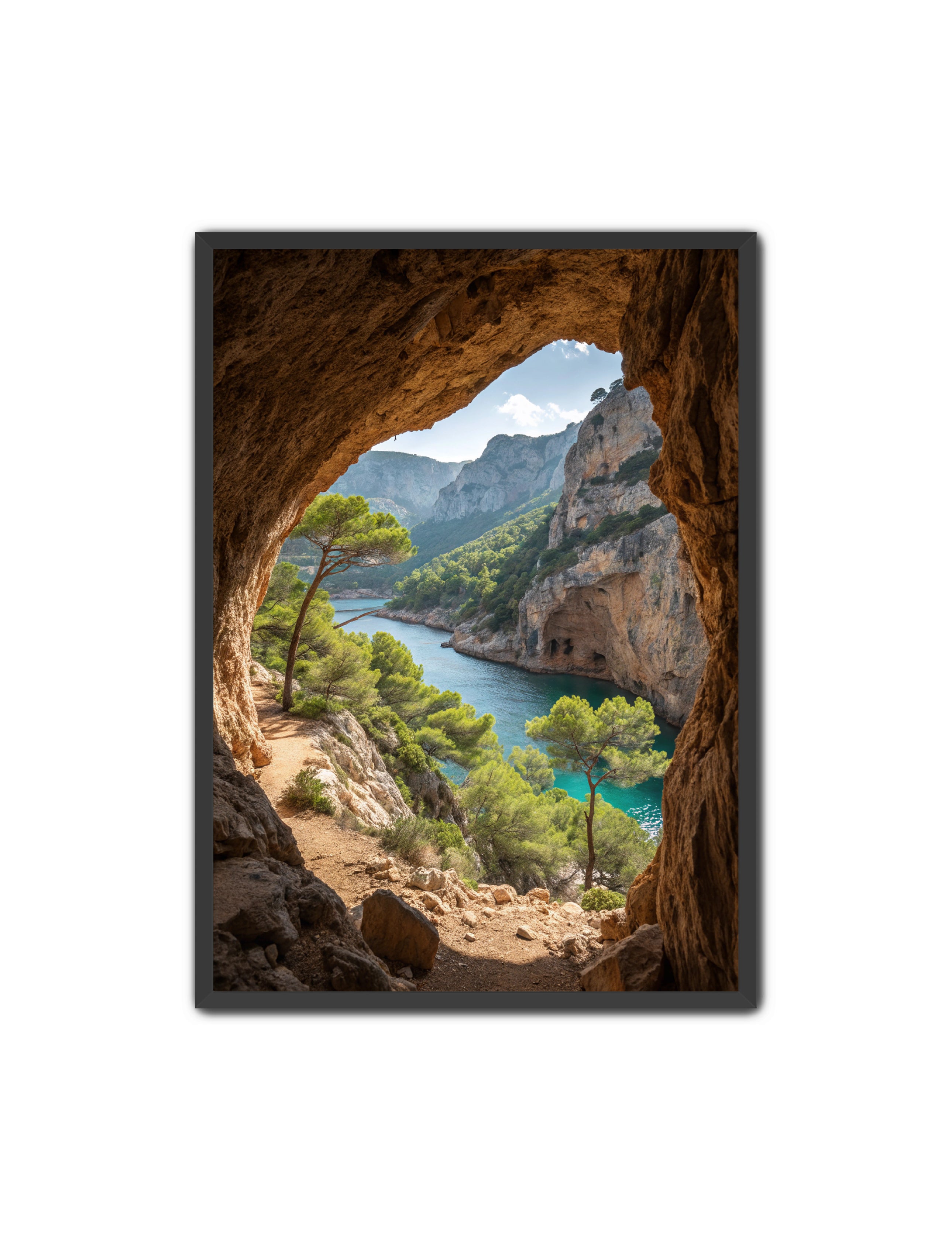 Apricus Prints Beaches 'Hidden Bay' Apricus Art Collection