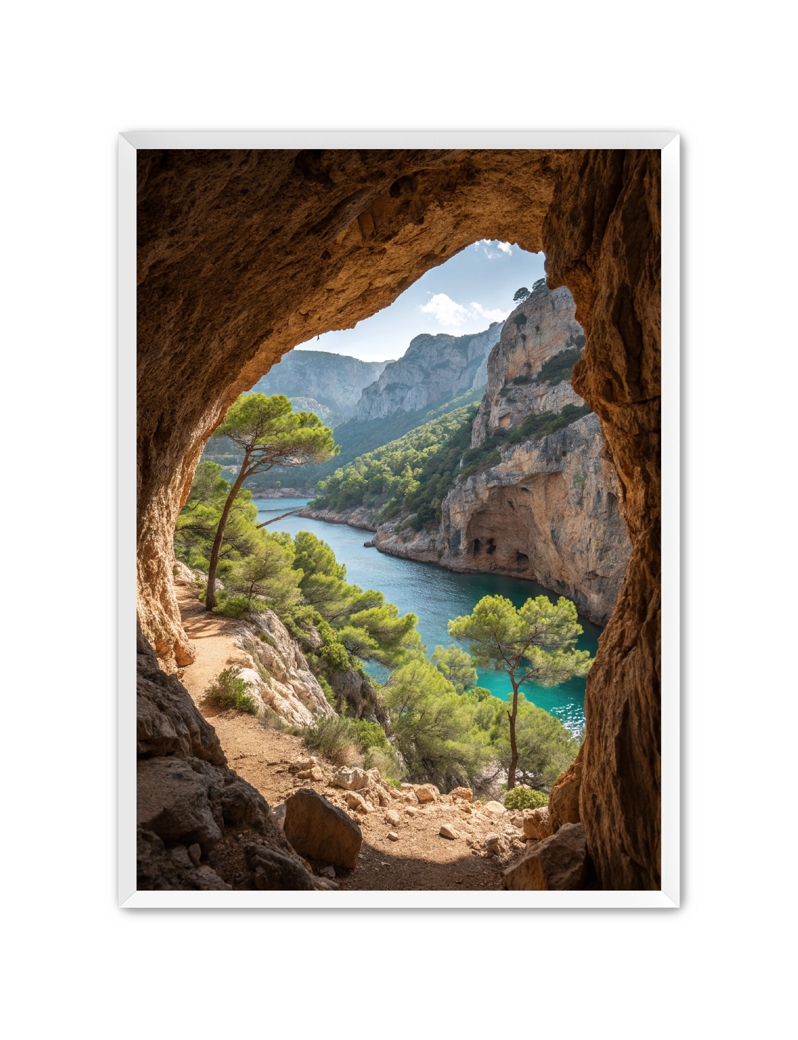 Apricus Prints Beaches 'Hidden Bay' Apricus Art Collection