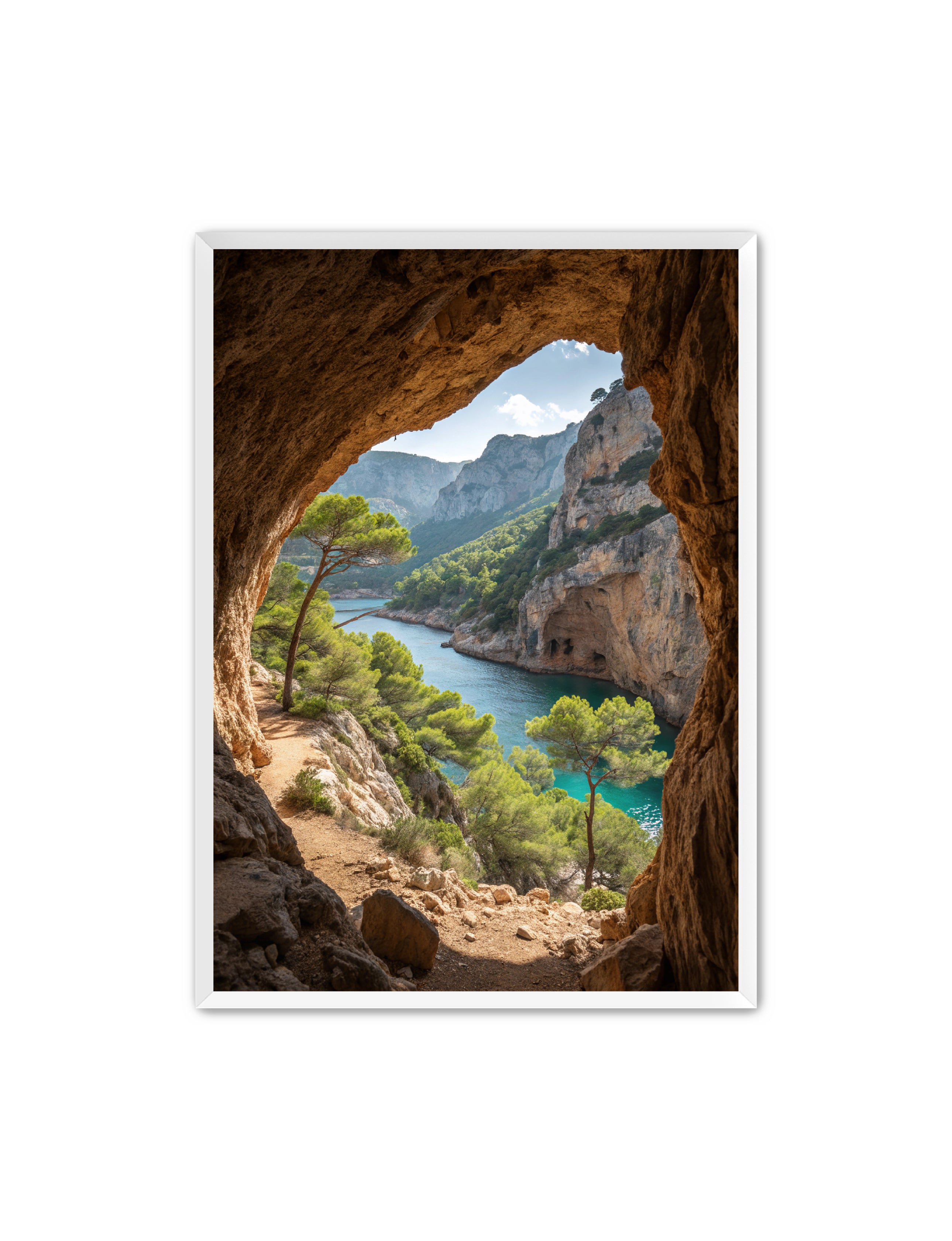 Apricus Prints Beaches 'Hidden Bay' Apricus Art Collection