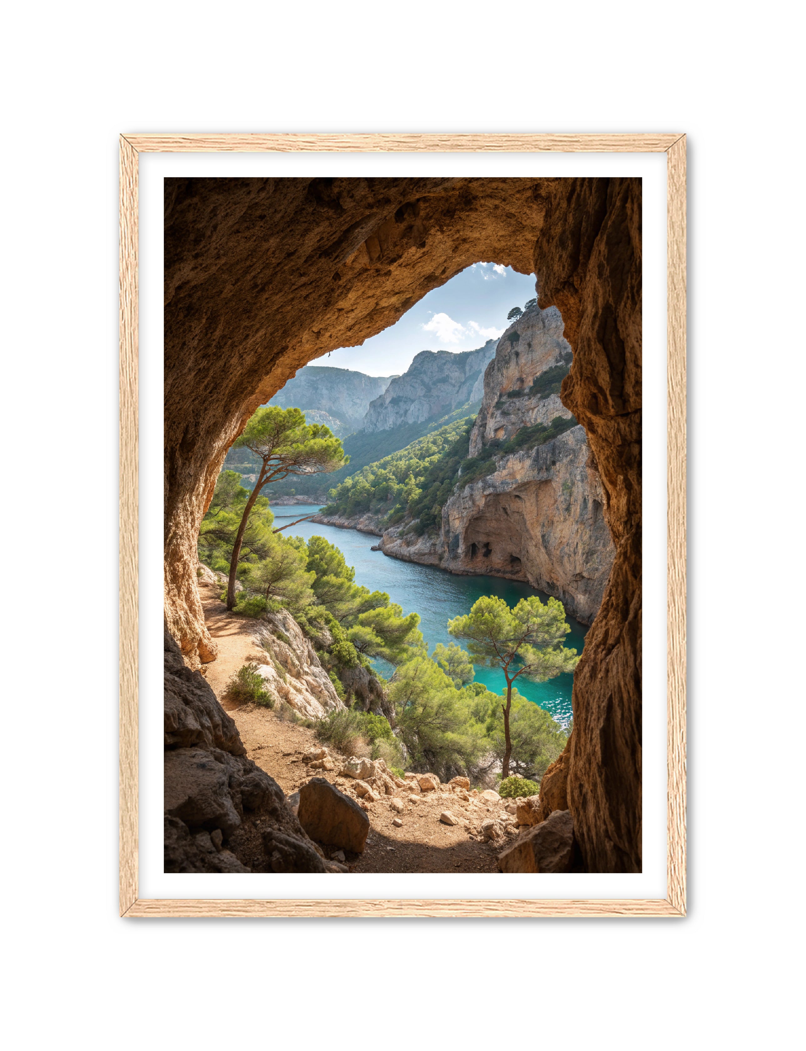 Apricus Prints Beaches 'Hidden Bay' Apricus Art Collection