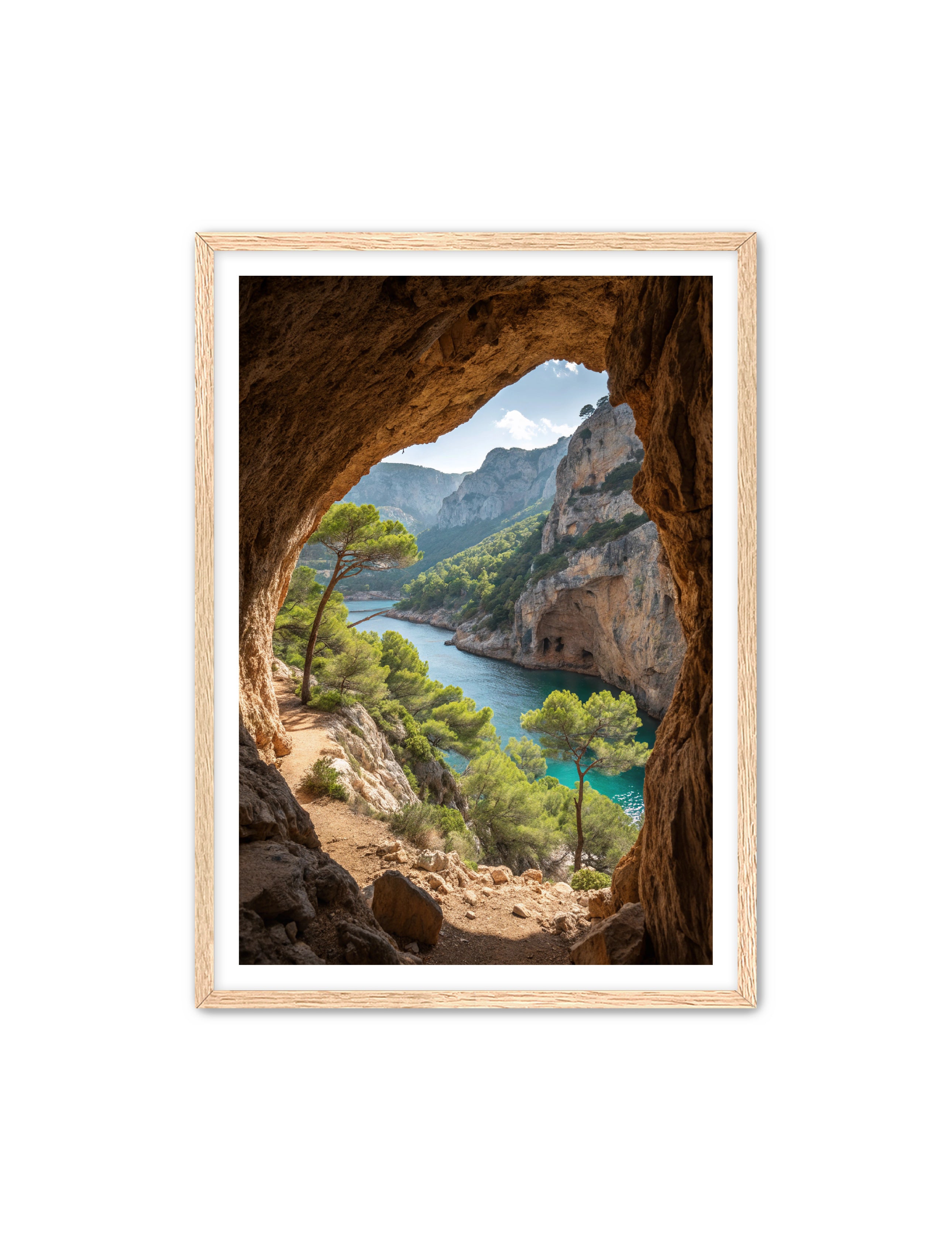 Apricus Prints Beaches 'Hidden Bay' Apricus Art Collection