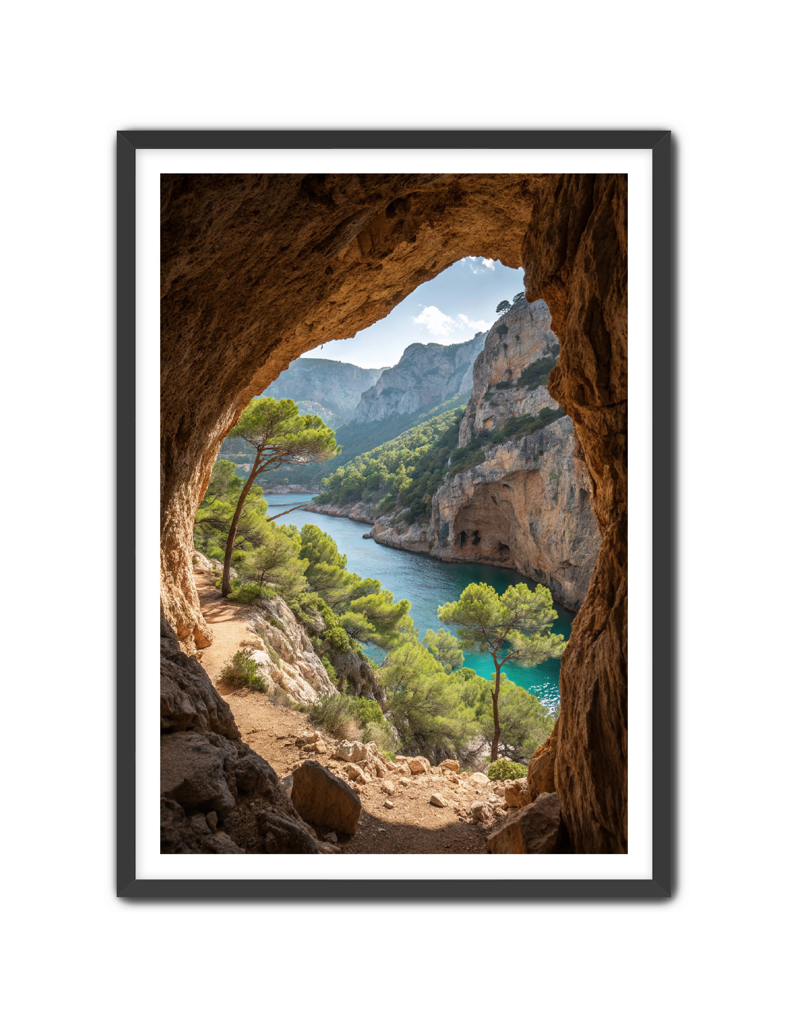 Apricus Prints Beaches 'Hidden Bay' Apricus Art Collection