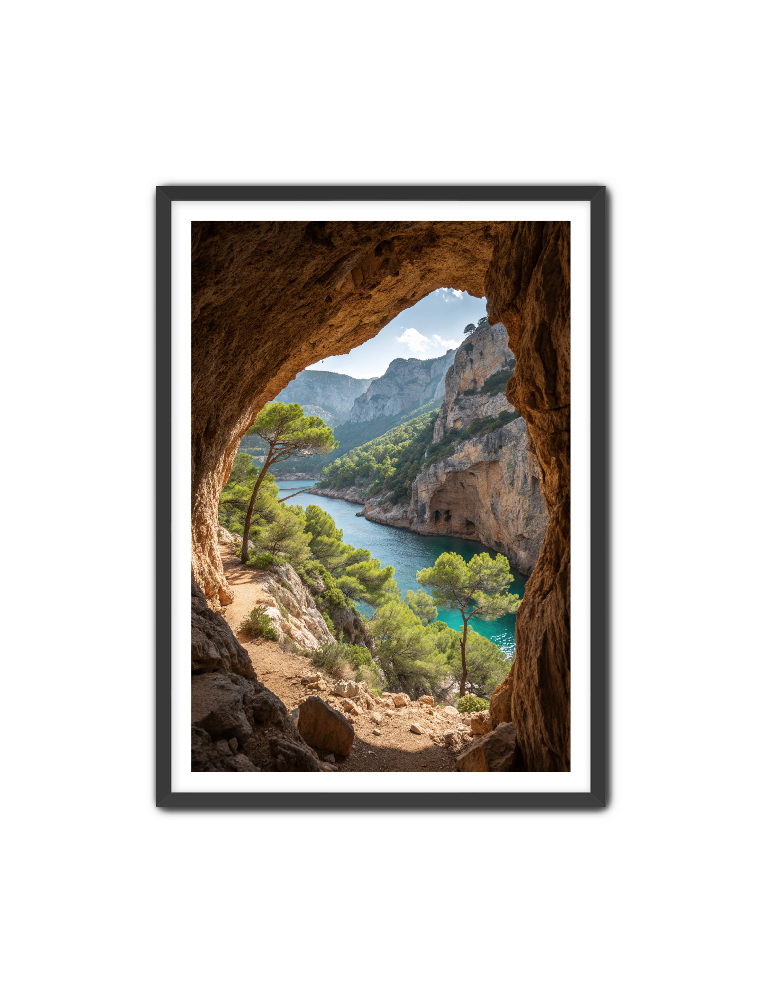 Apricus Prints Beaches 'Hidden Bay' Apricus Art Collection