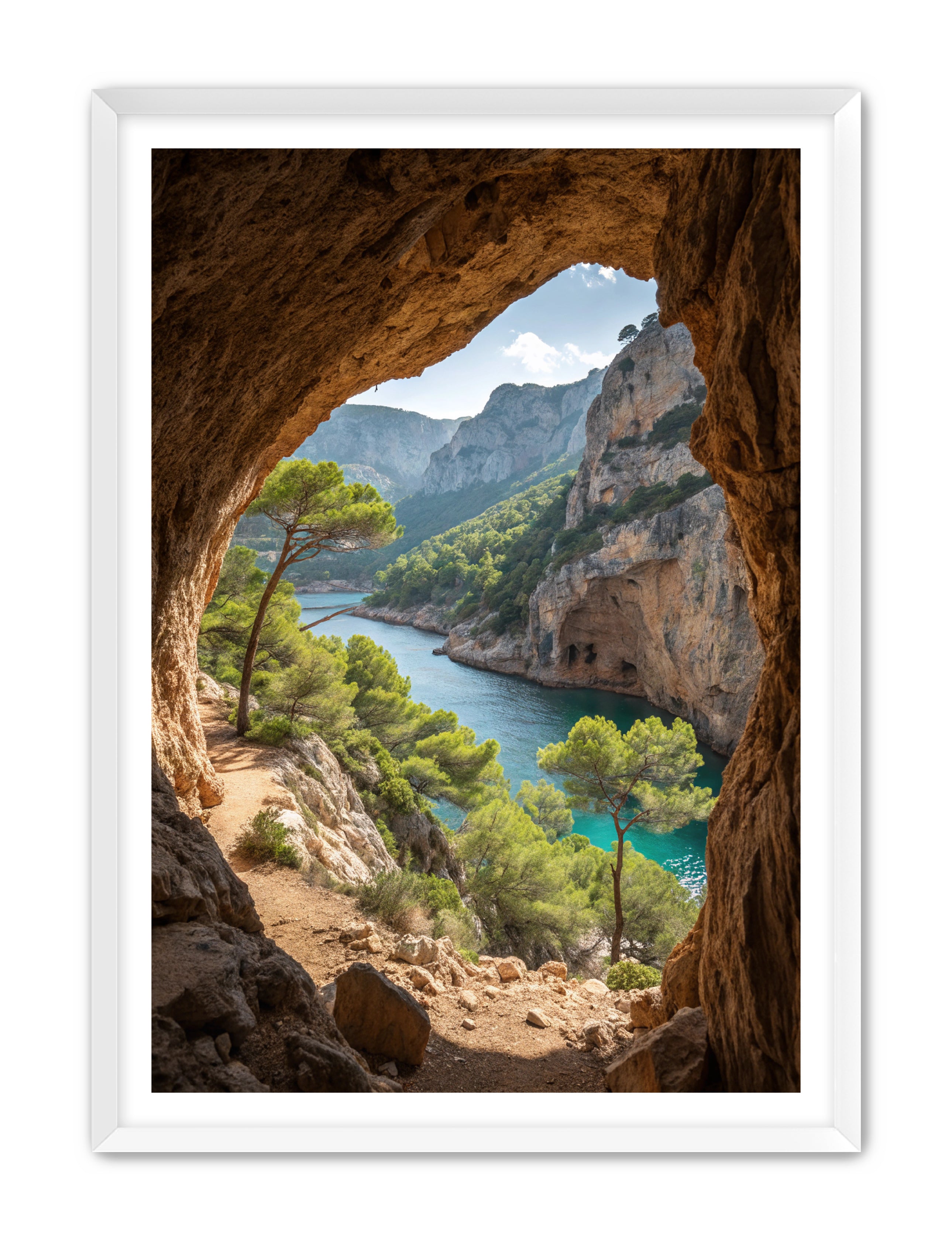 Apricus Prints Beaches 'Hidden Bay' Apricus Art Collection