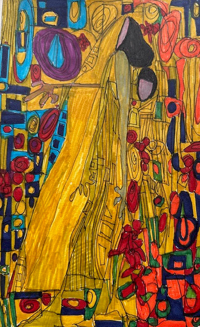 Abstract 'KLIMT-ISH' Carol Siskind