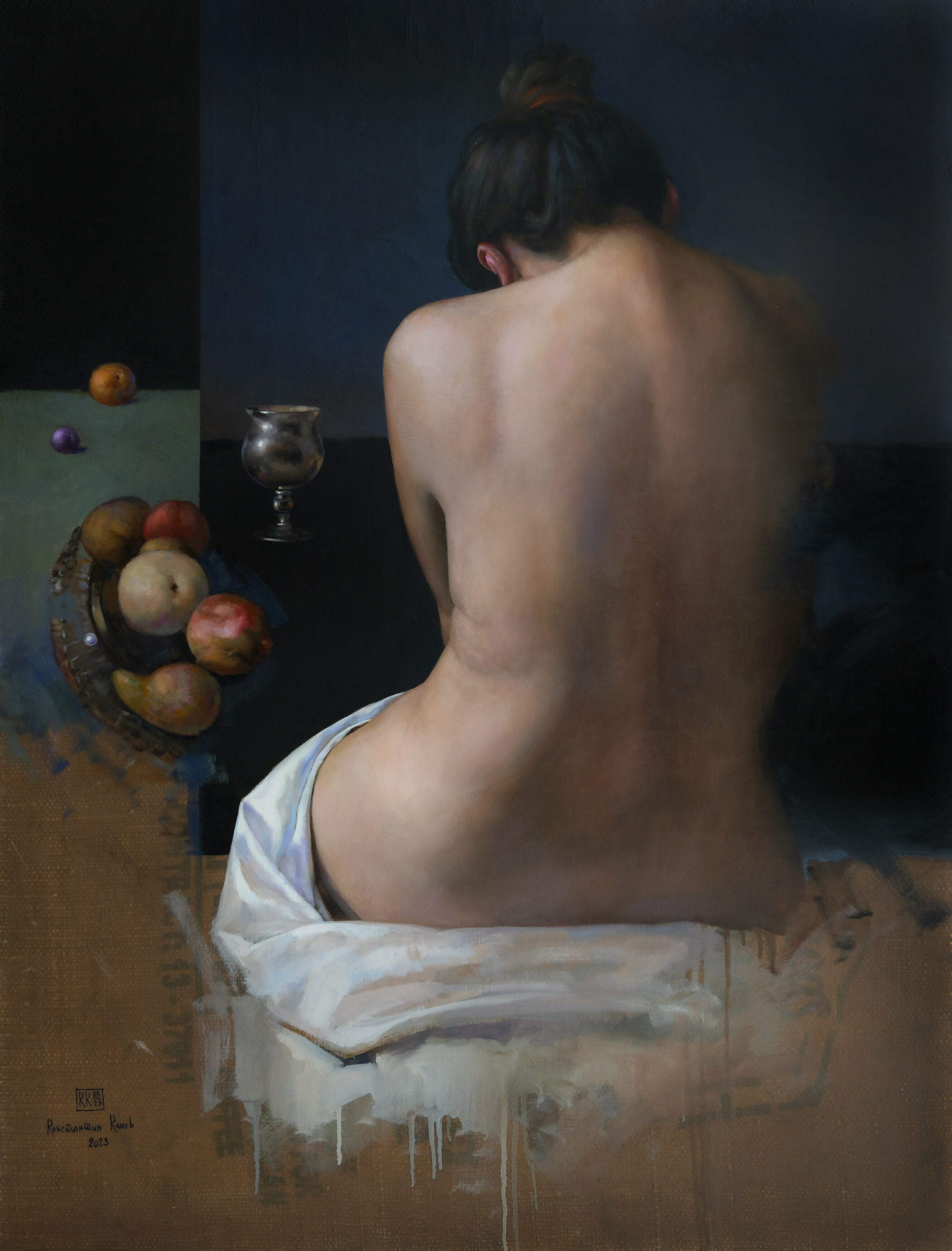 Figurative Oil ODALISQUE Konstantin Kachev