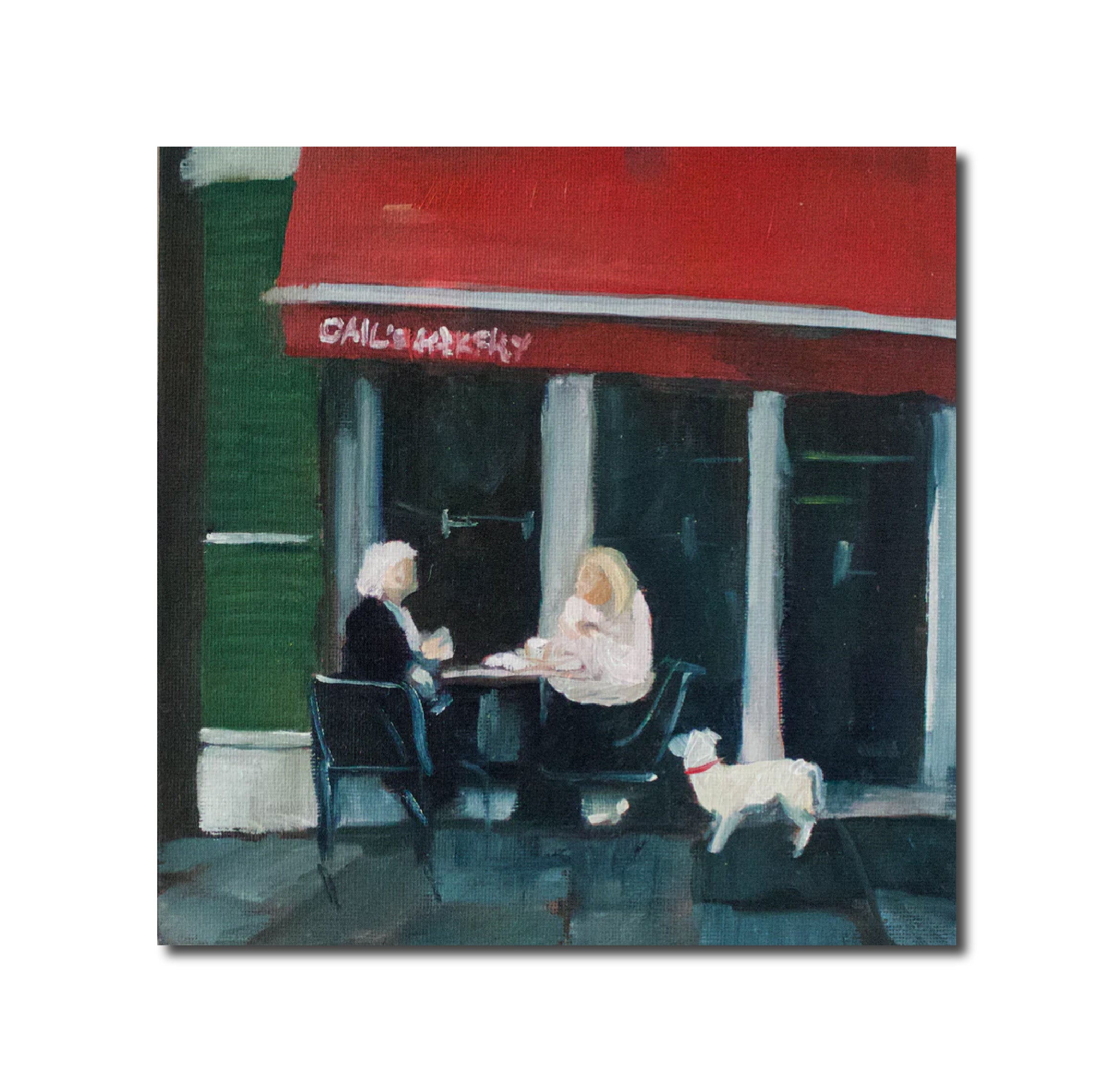 Oil 'LUNCH AT GAILS' - Oil on Canvas Heather Bailey