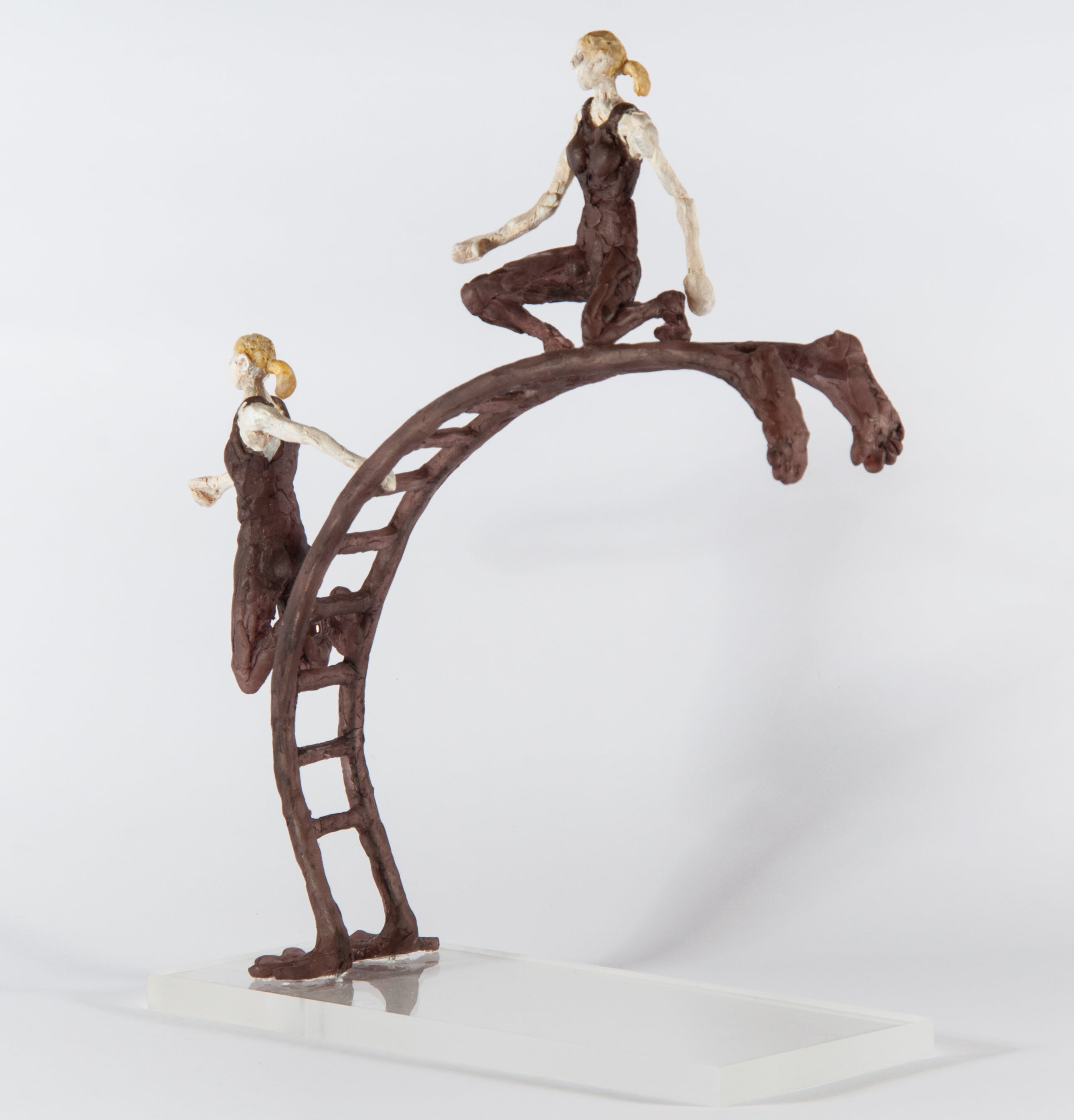 Sculpture 'LADDER RIDERS II' Holly Bennett