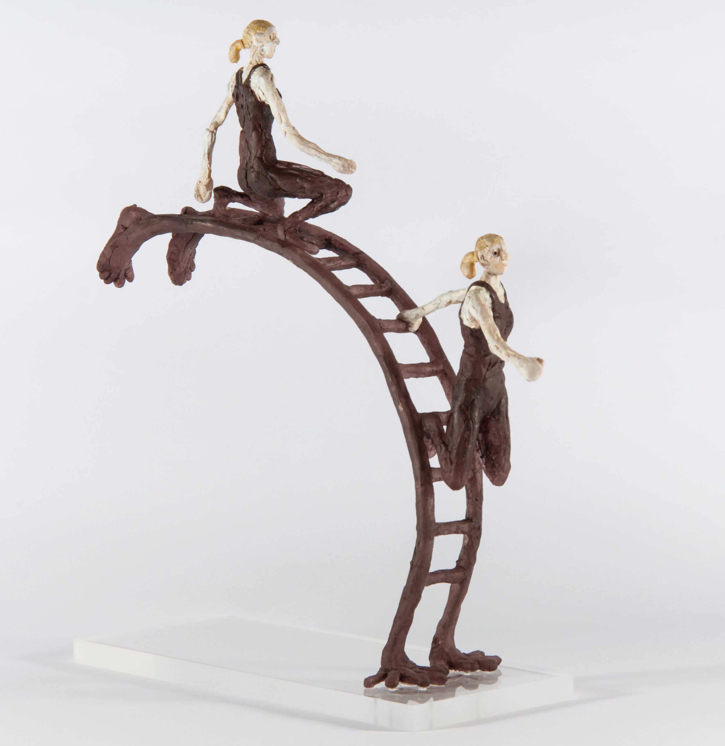 Sculpture 'LADDER RIDERS II' Holly Bennett