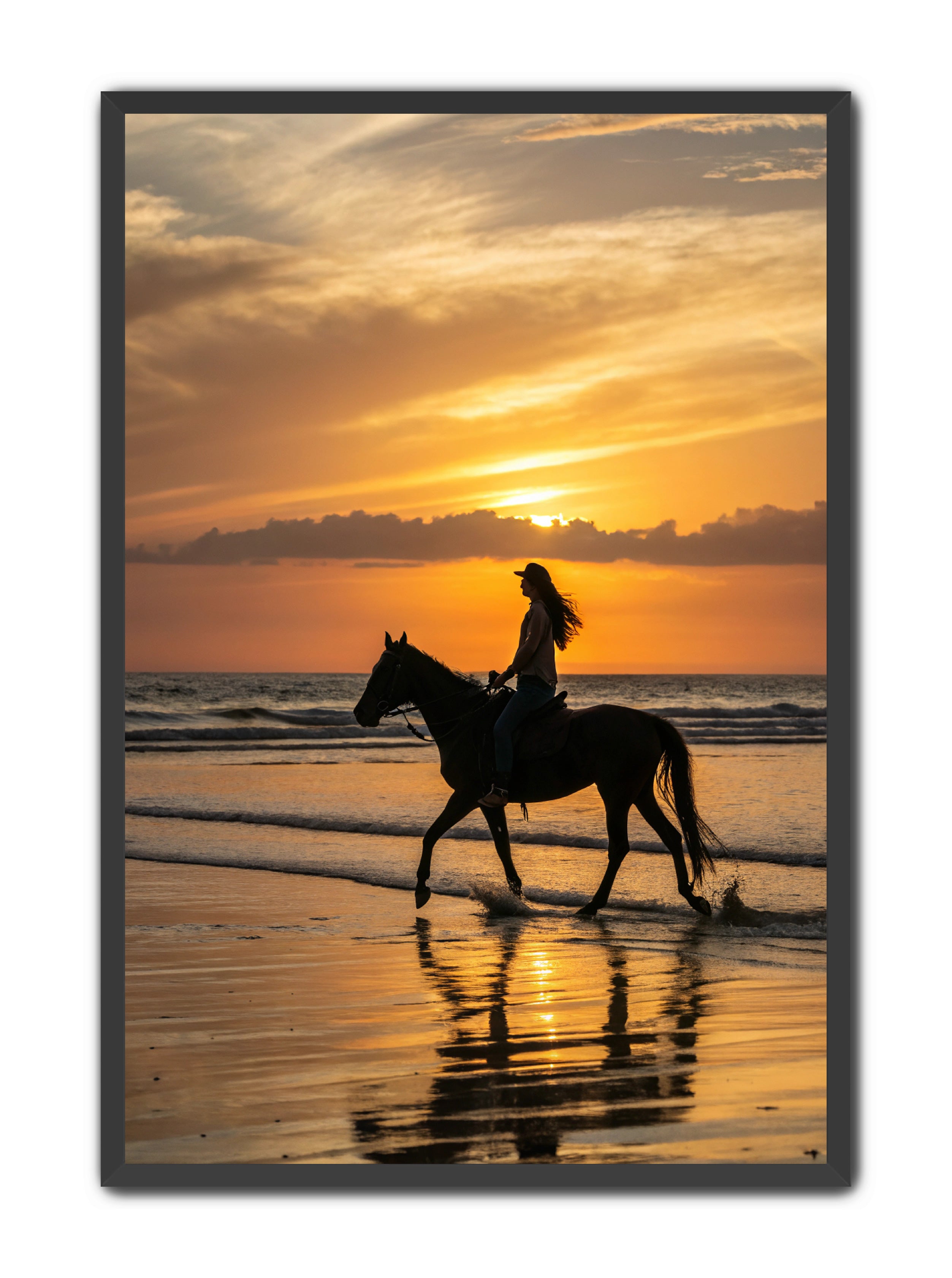 Apricus Prints Vaquero 'My Love On Sand' Apricus Art Collection