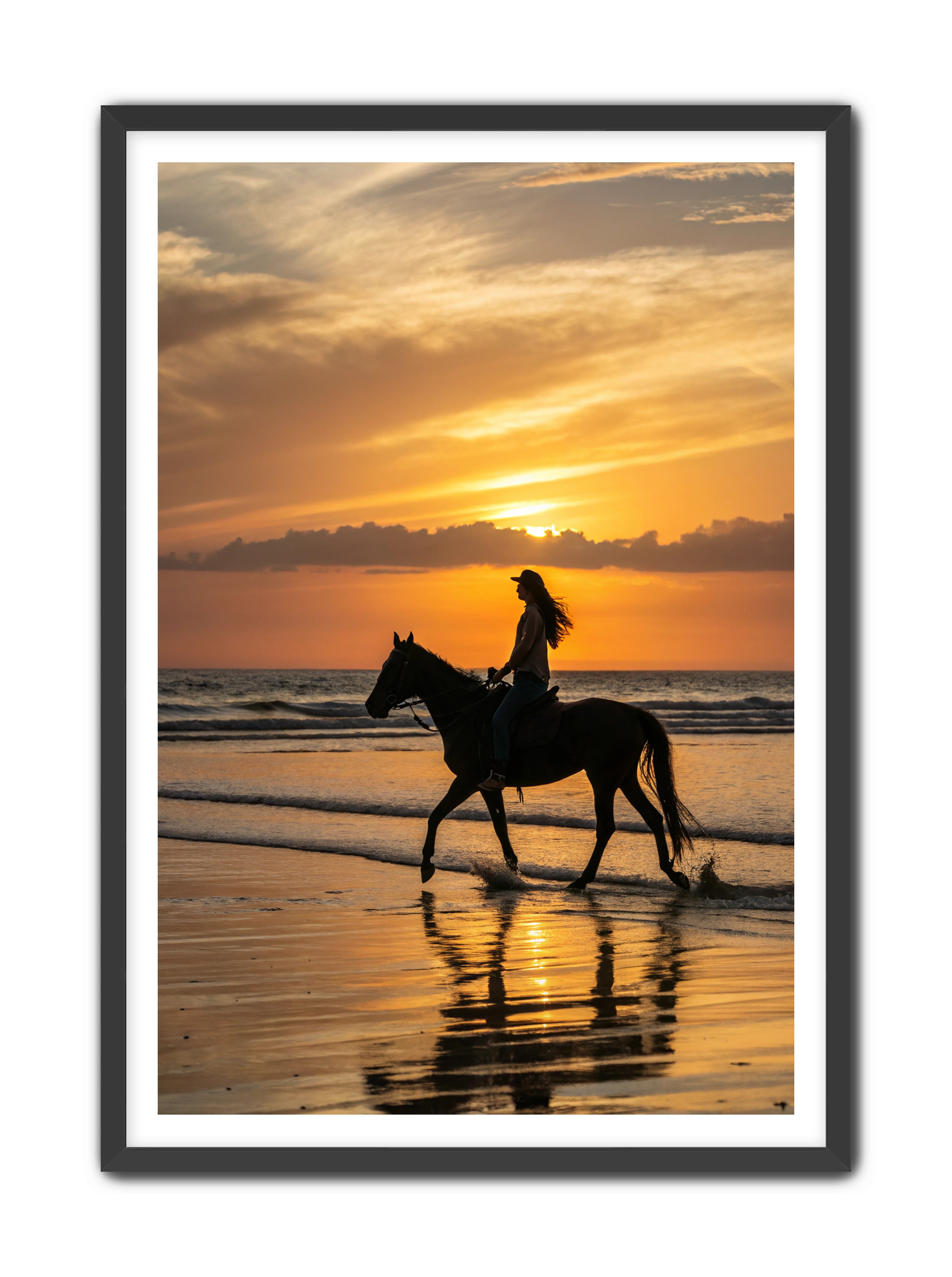 Apricus Prints Vaquero 'My Love On Sand' Apricus Art Collection