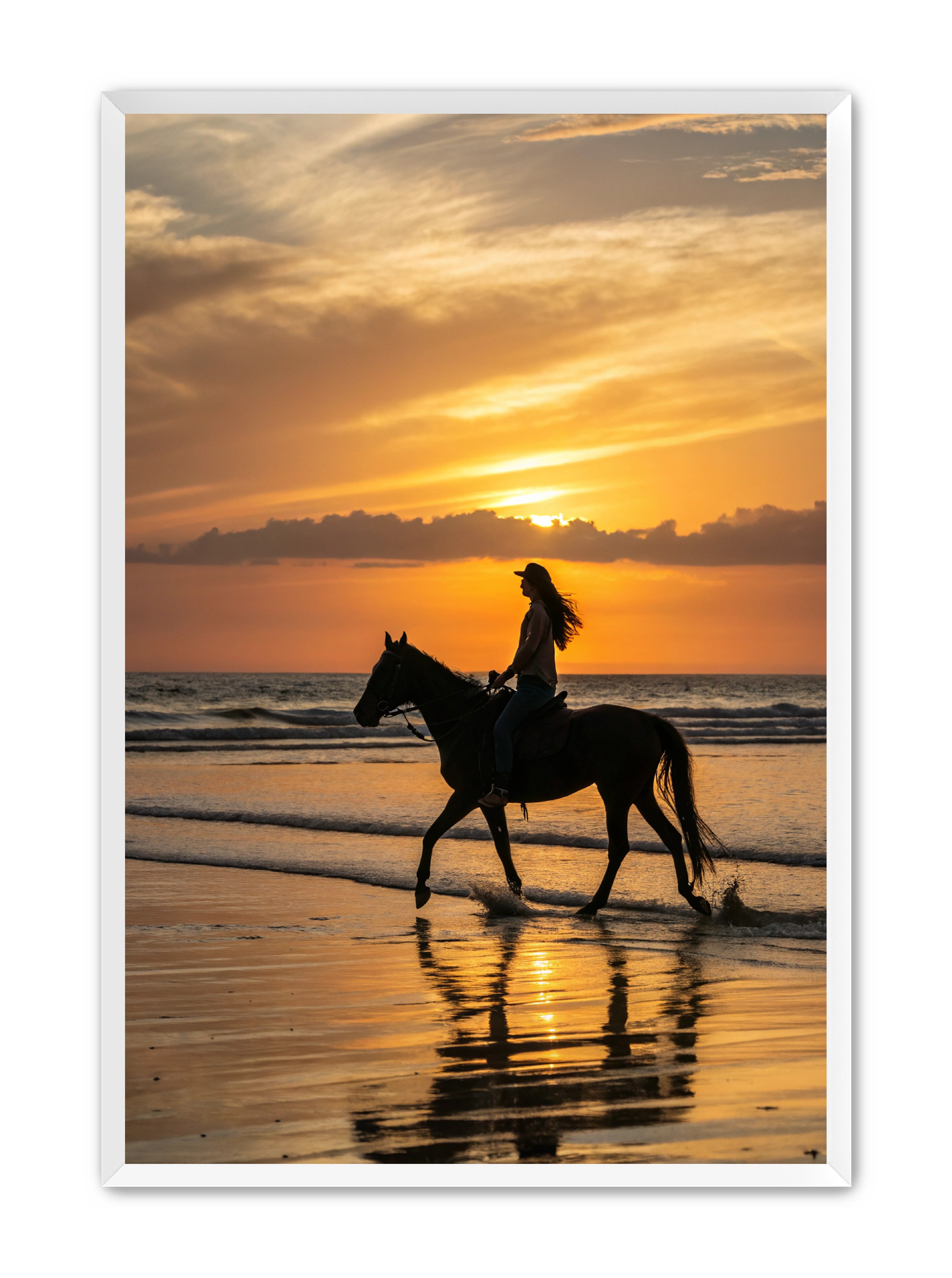 Apricus Prints Vaquero 'My Love On Sand' Apricus Art Collection