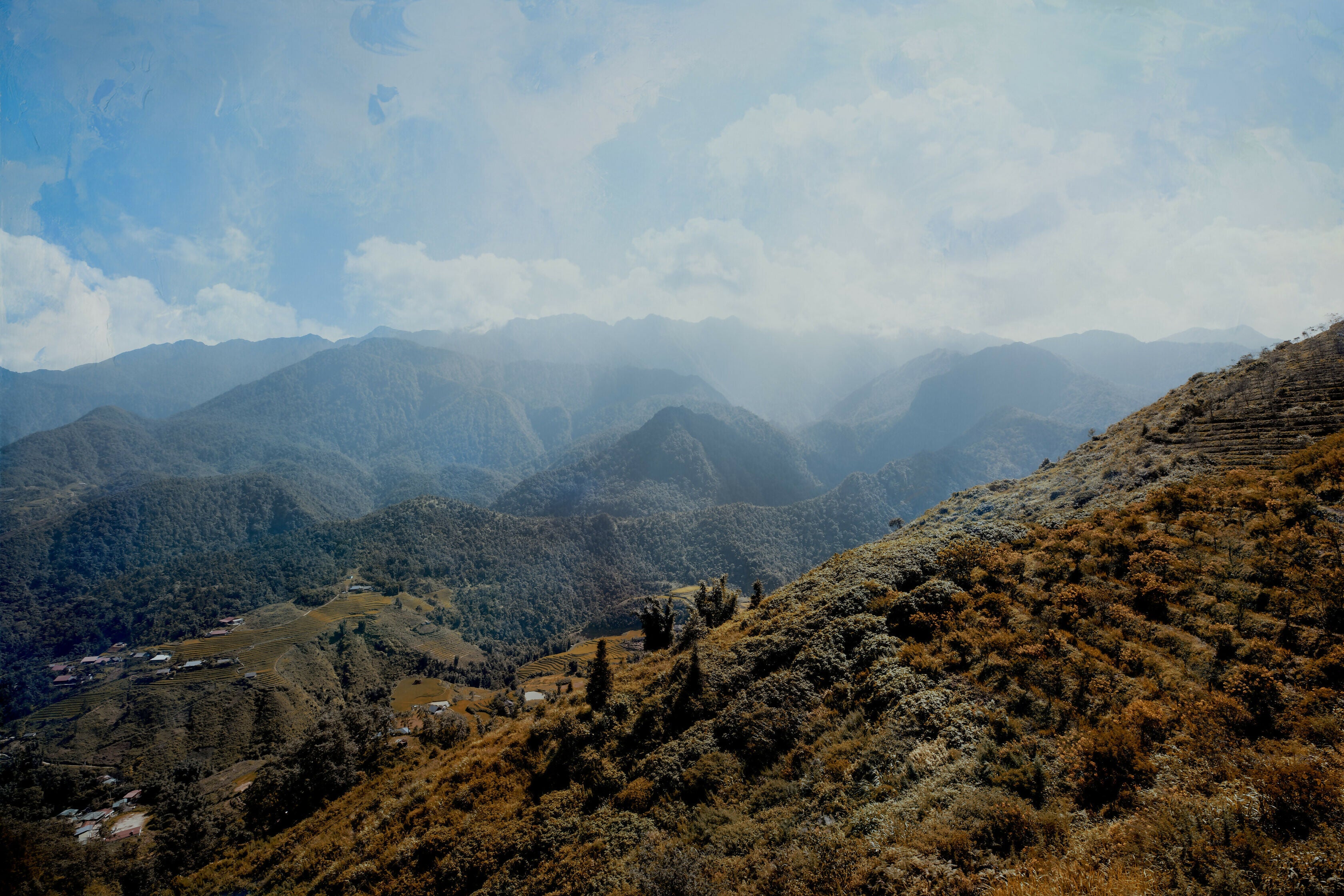 Contemporary Landscape Photography Over the sky of Sapa Viet Ha Tran