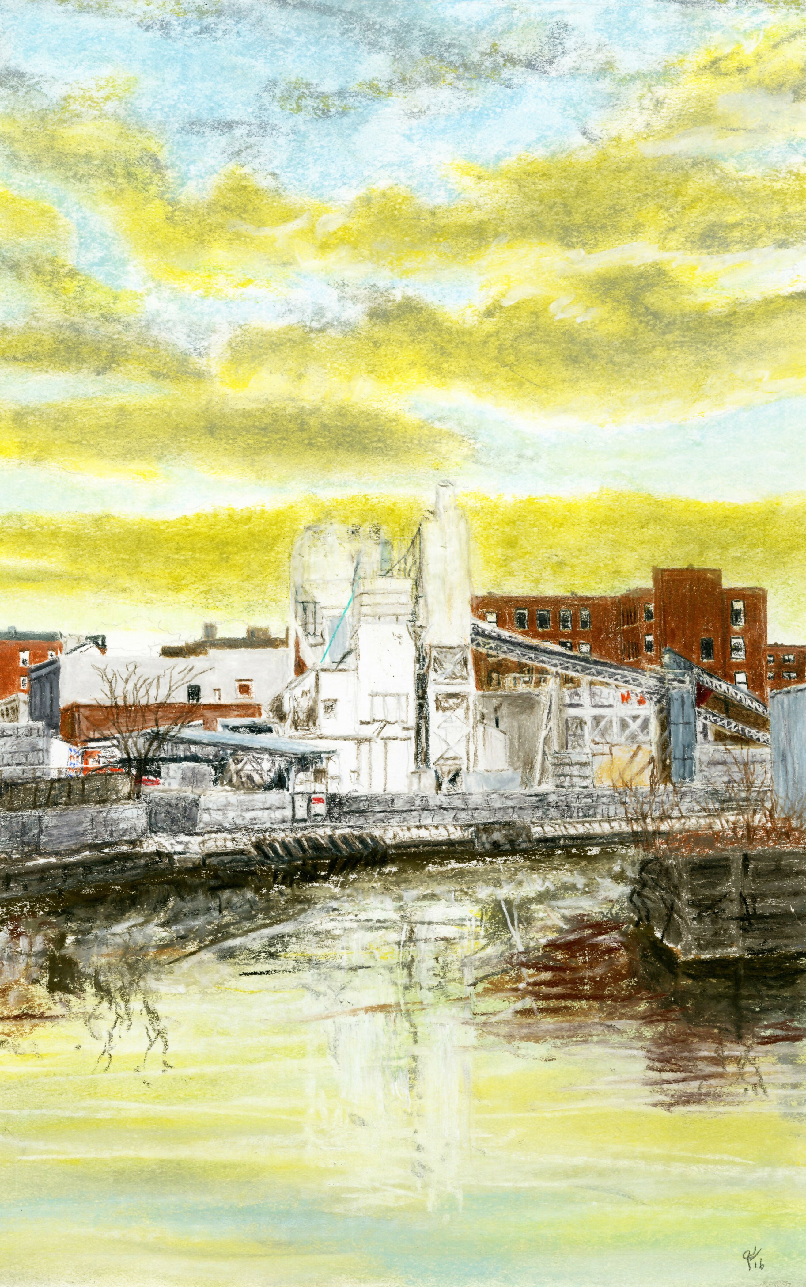 Cityscape Cement Factory, Gowanus Canal Jim Fischer