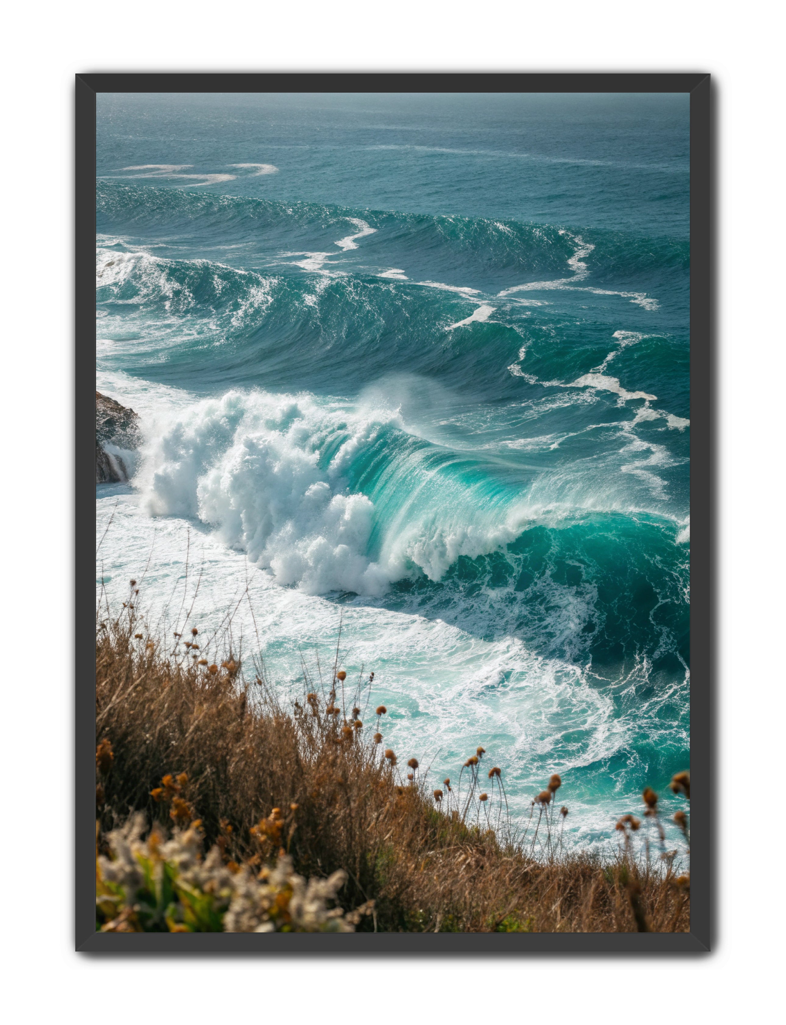 Apricus Prints Beaches 'Ocean's Fury' Apricus Art Collection