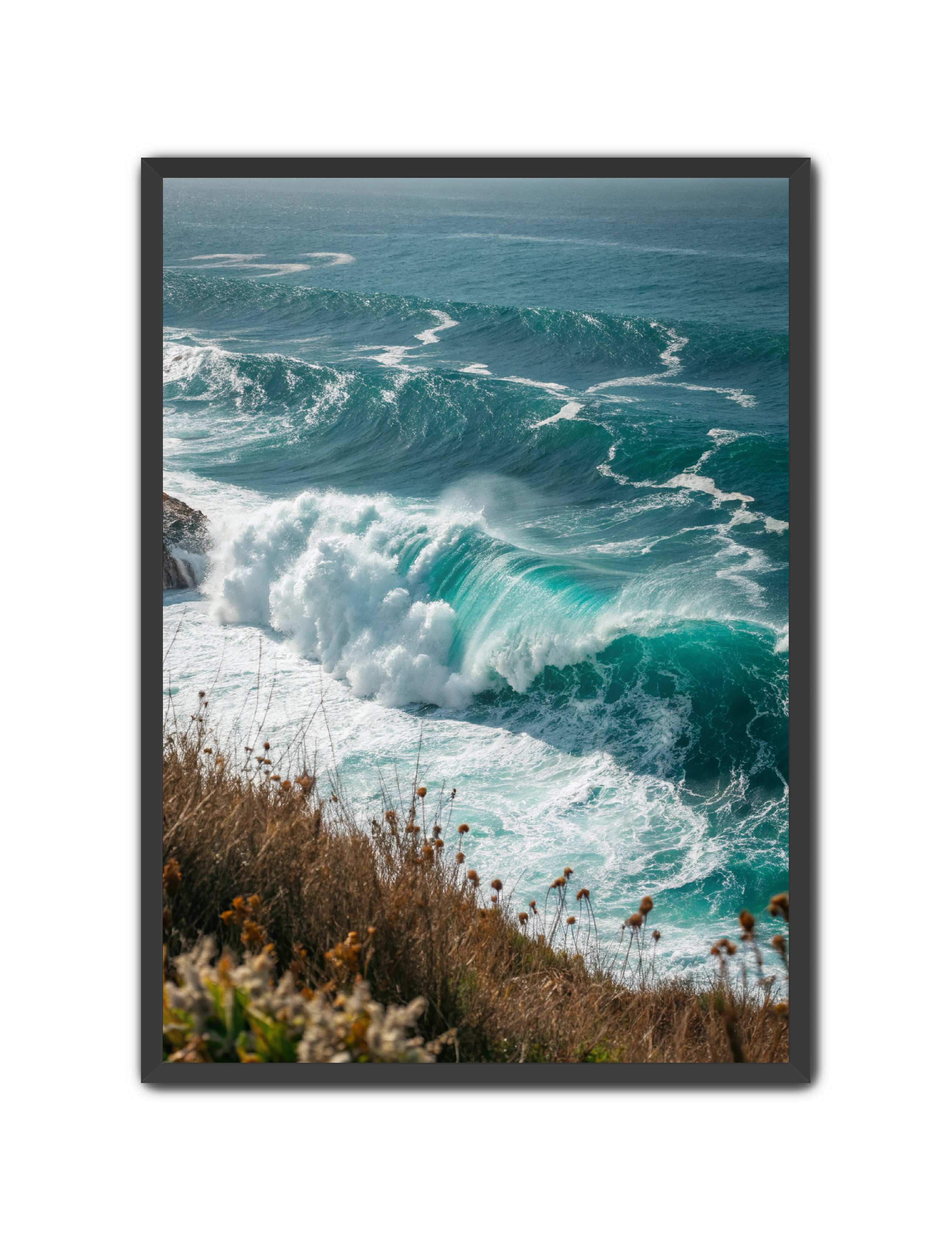 Apricus Prints Beaches 'Ocean's Fury' Apricus Art Collection