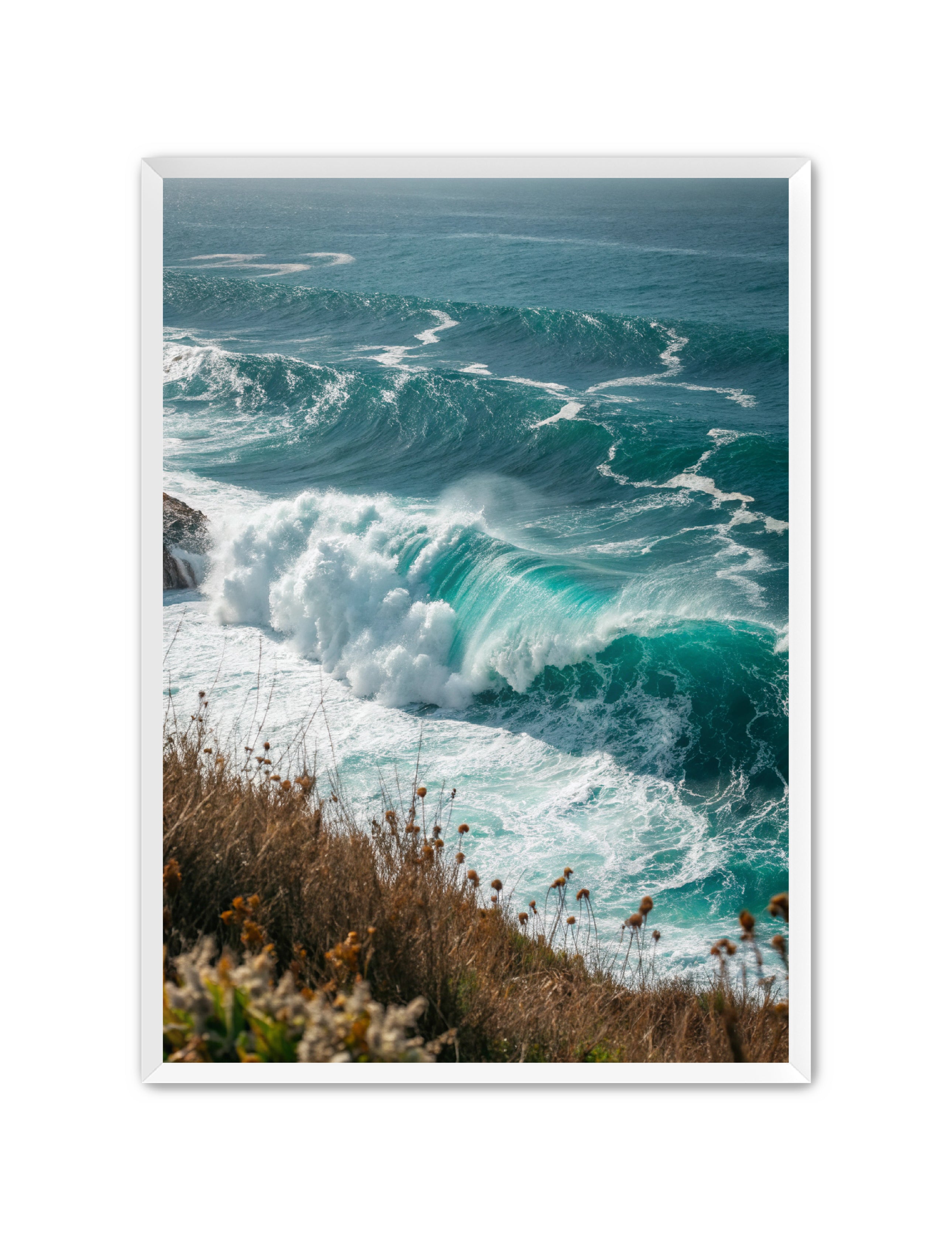 Apricus Prints Beaches 'Ocean's Fury' Apricus Art Collection