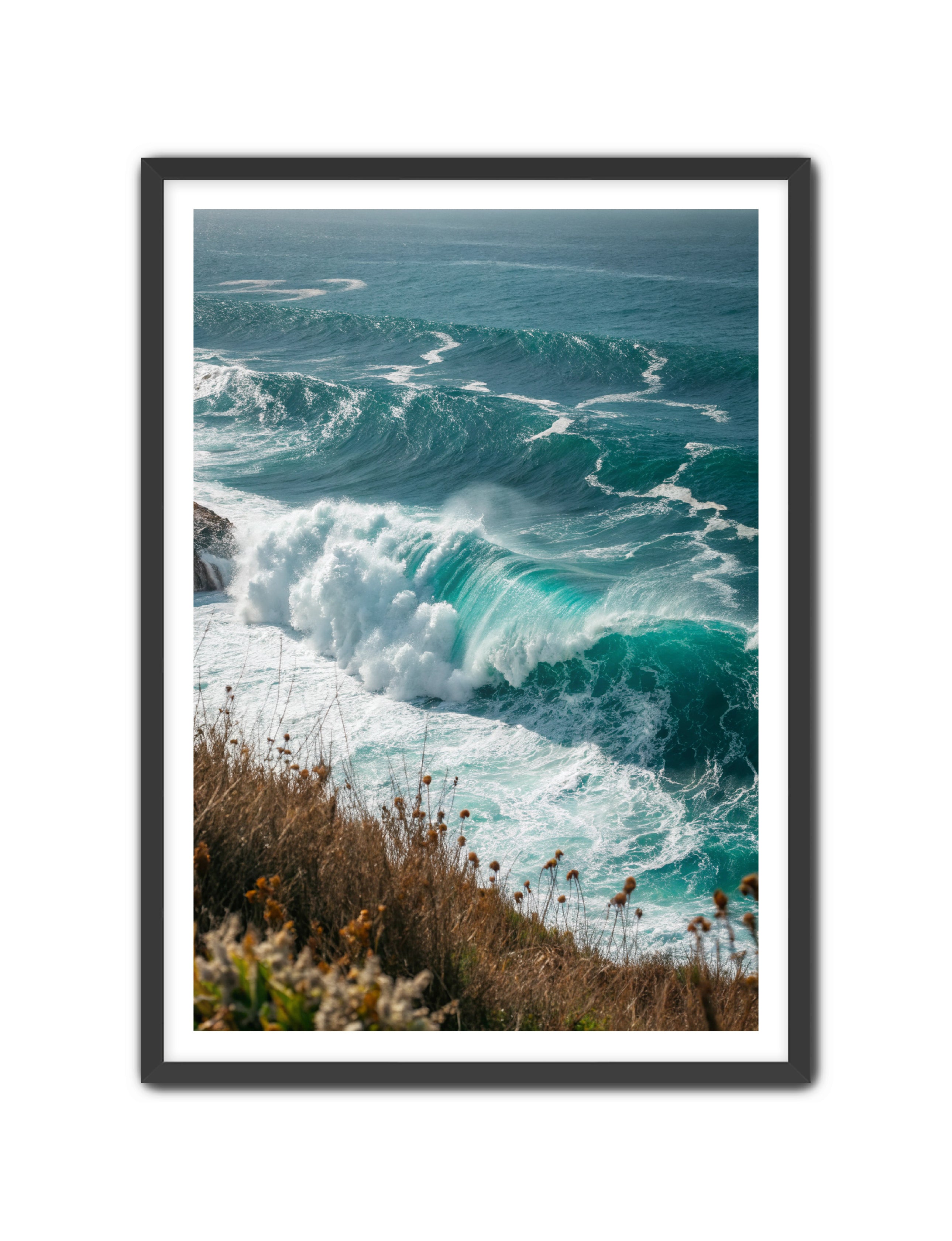 Apricus Prints Beaches 'Ocean's Fury' Apricus Art Collection