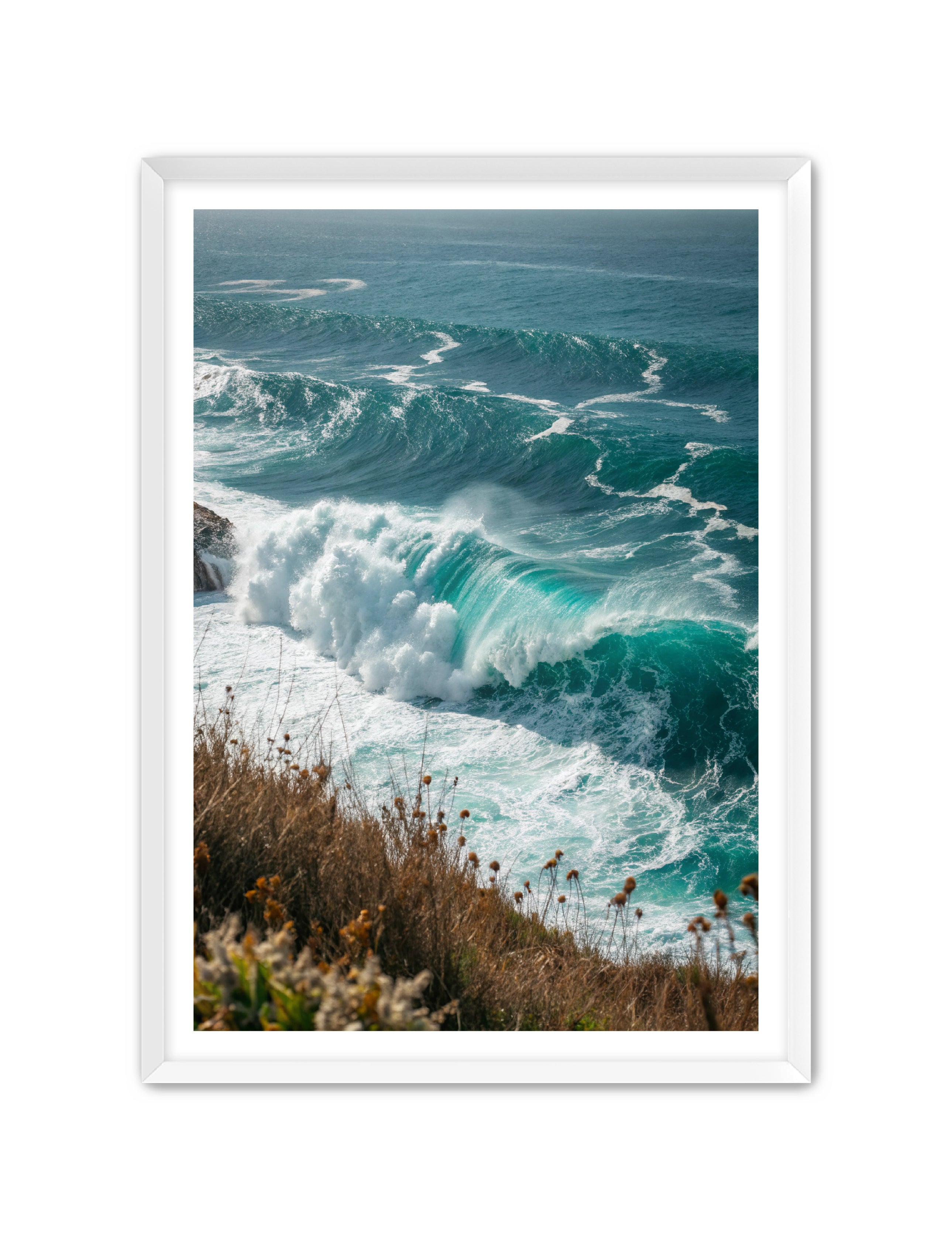 Apricus Prints Beaches 'Ocean's Fury' Apricus Art Collection