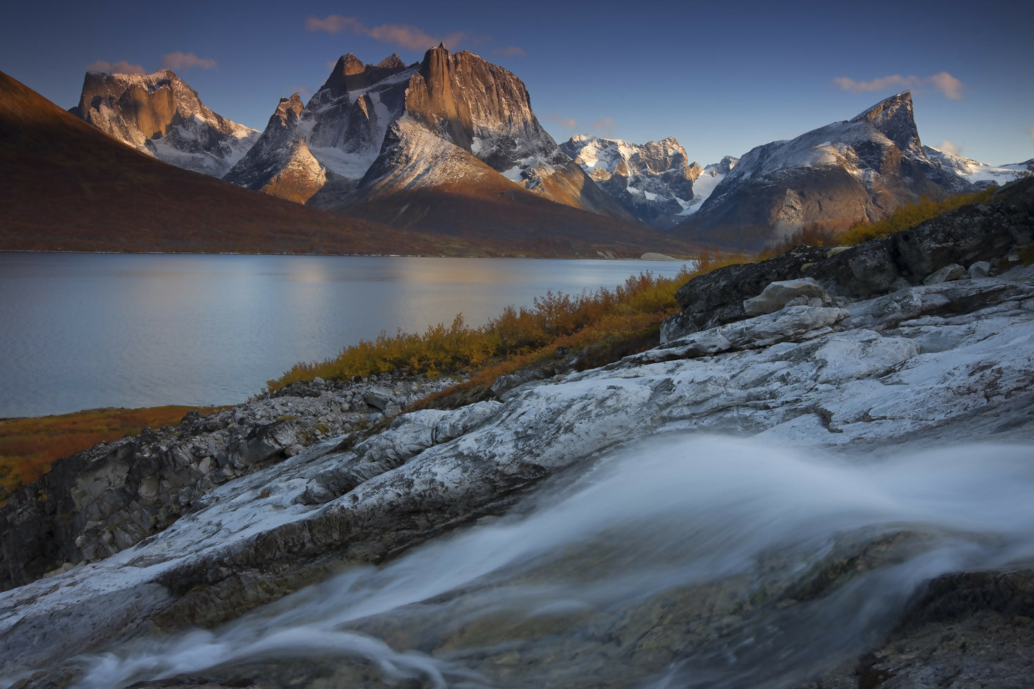 Landscape Photography Fall colors in Tasermiut Fiord, Greenland. Peter Essick