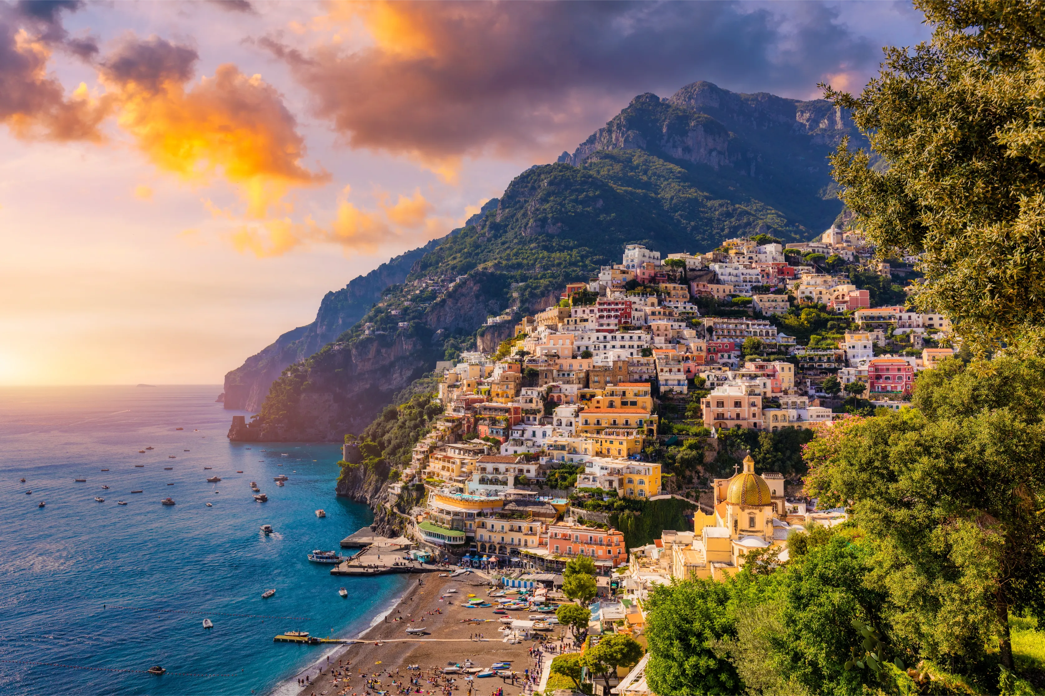 Horizontal photography 'POSITANO'S GLOW' La Bella Vita