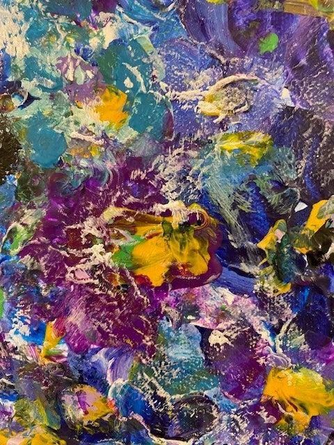 Contemporary 'PROFUSION' - Acrylics on Canvas Catherine Cameron