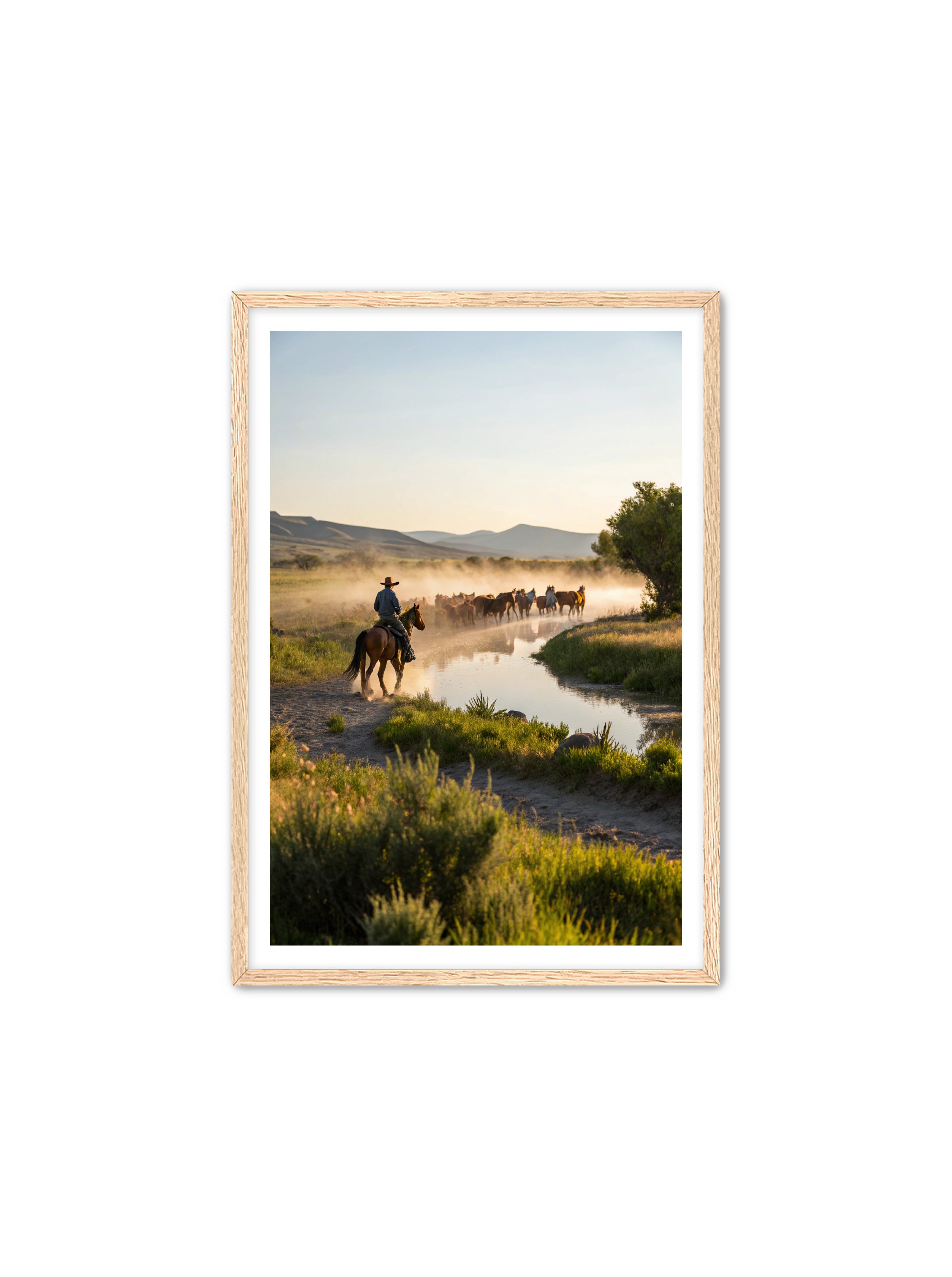 Apricus Prints Vaquero 'River Walk' Apricus Art Collection