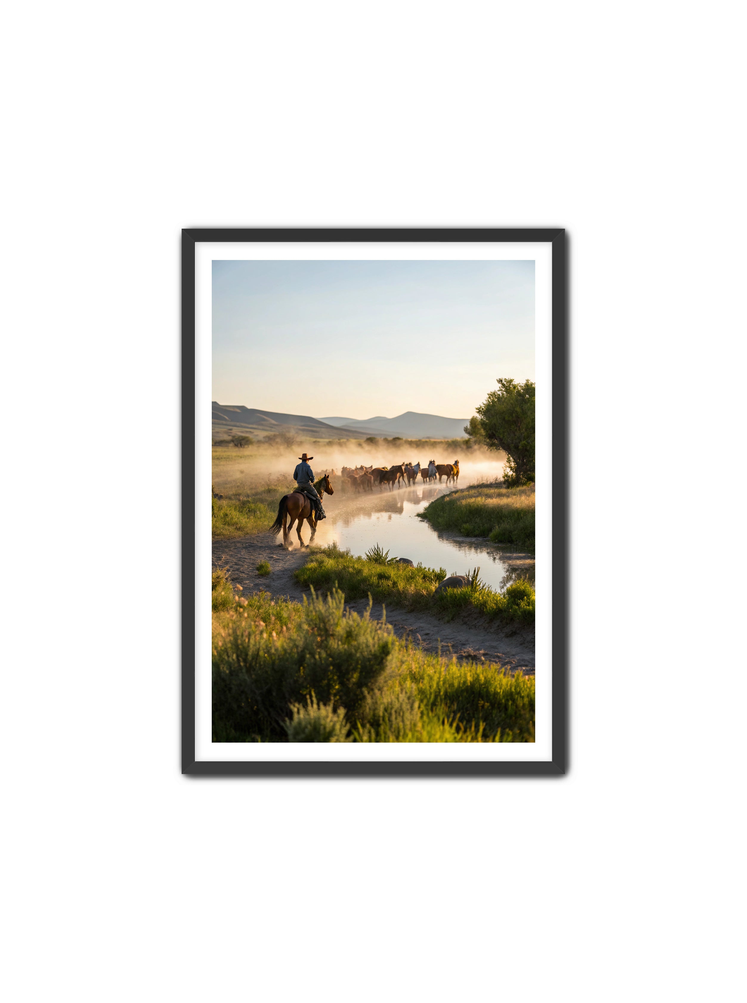 Apricus Prints Vaquero 'River Walk' Apricus Art Collection