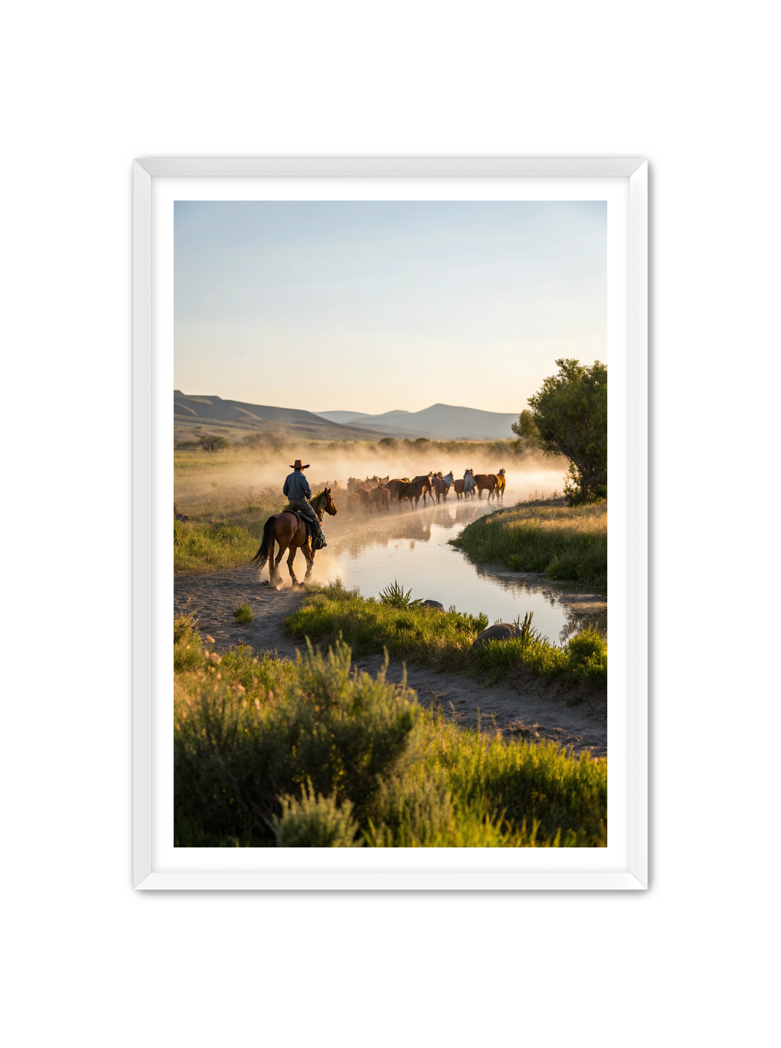 Apricus Prints Vaquero 'River Walk' Apricus Art Collection