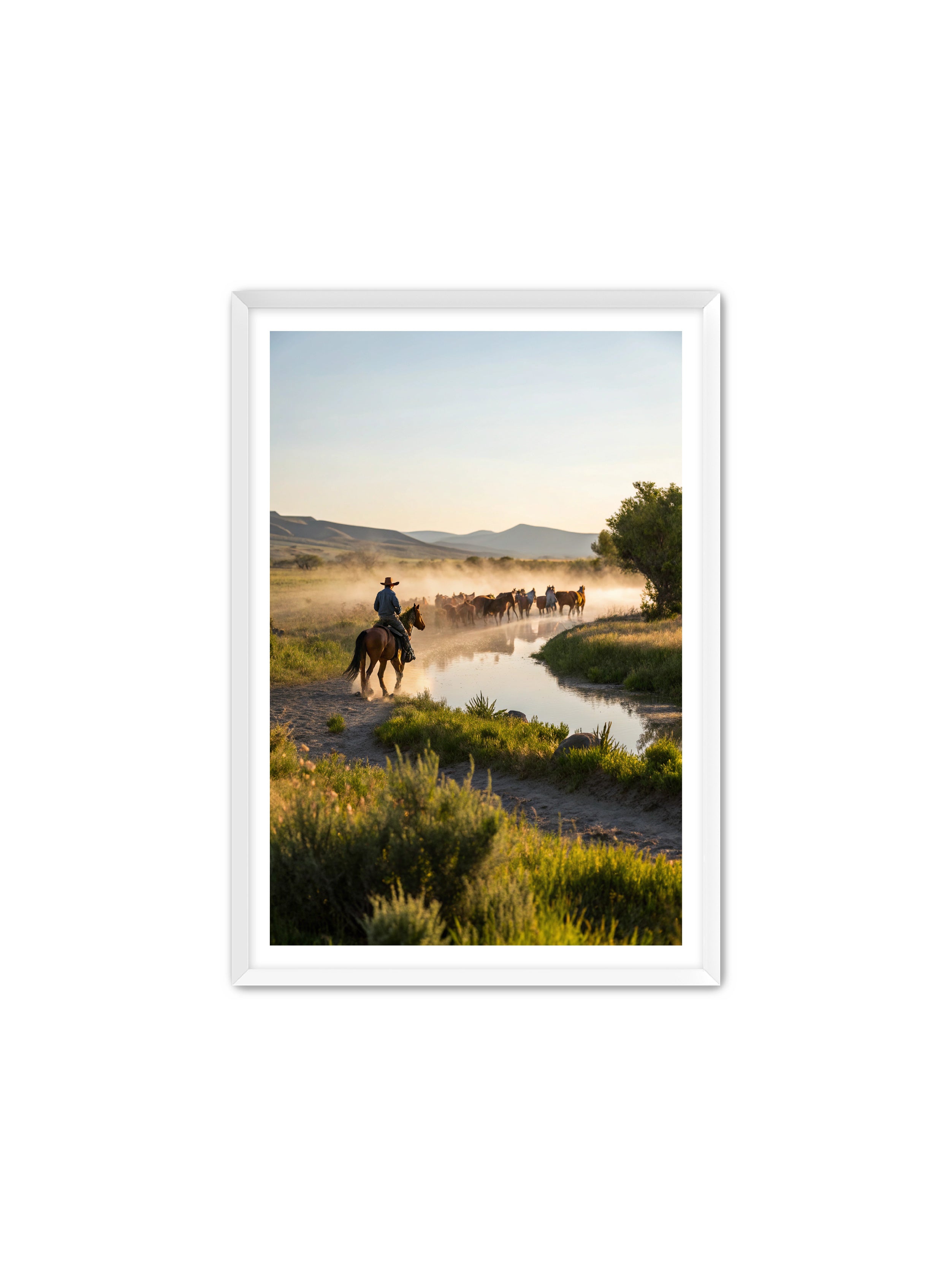 Apricus Prints Vaquero 'River Walk' Apricus Art Collection