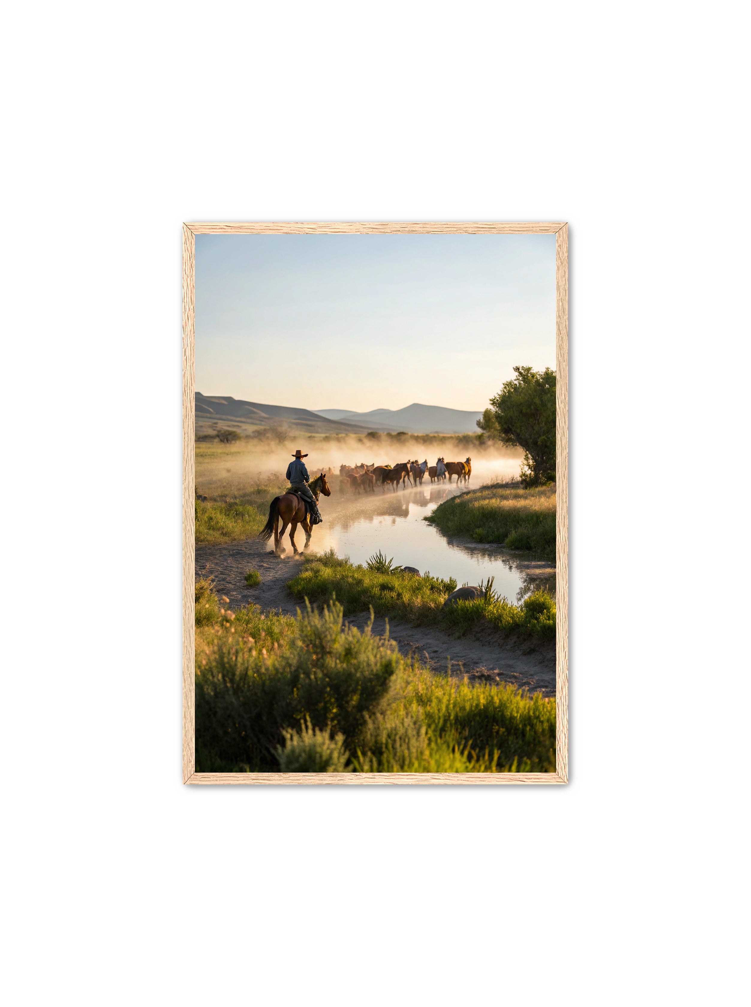 Apricus Prints Vaquero 'River Walk' Apricus Art Collection