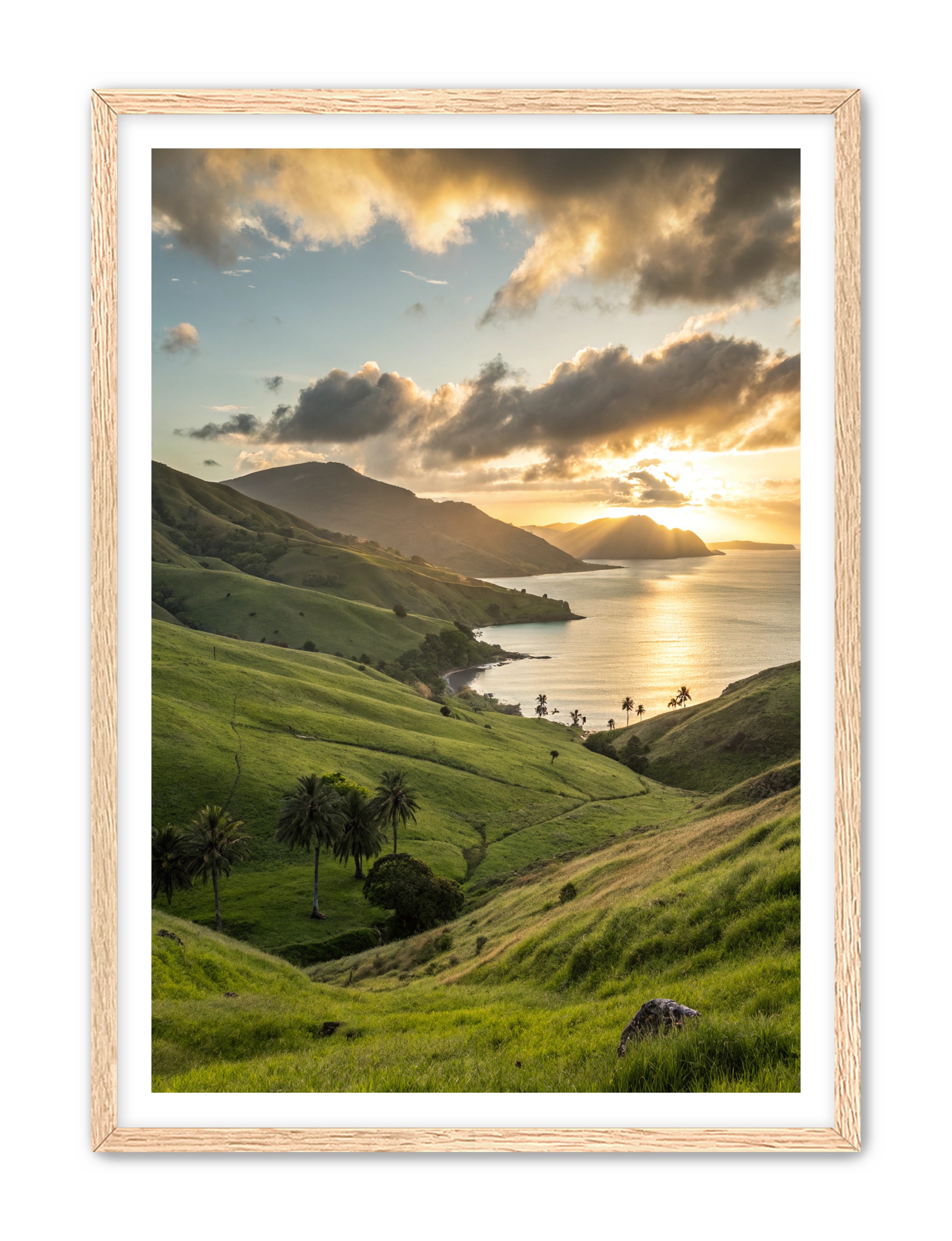 Apricus Prints Beaches 'Rolling Hills of the Tropics' Apricus Art Collection