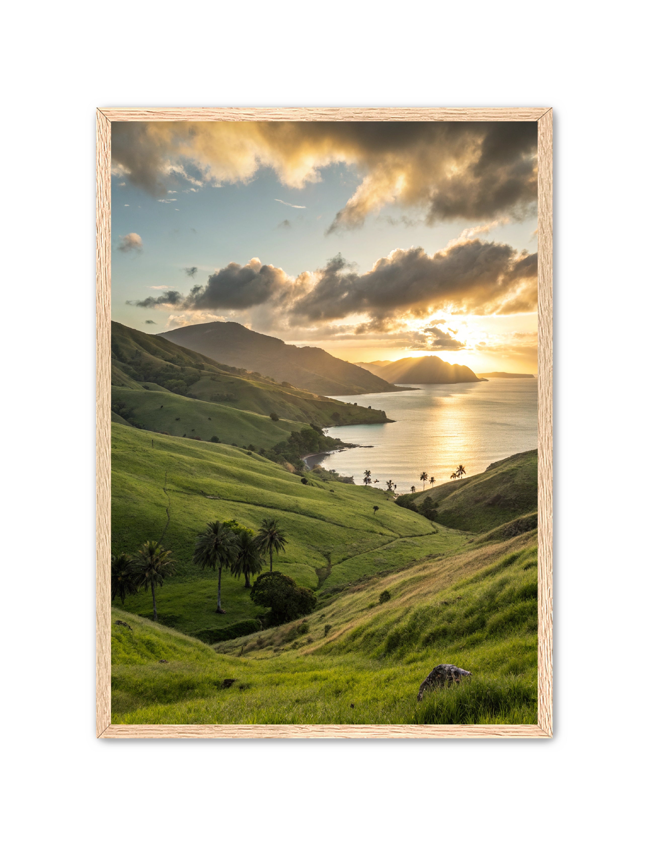 Apricus Prints Beaches 'Rolling Hills of the Tropics' Apricus Art Collection