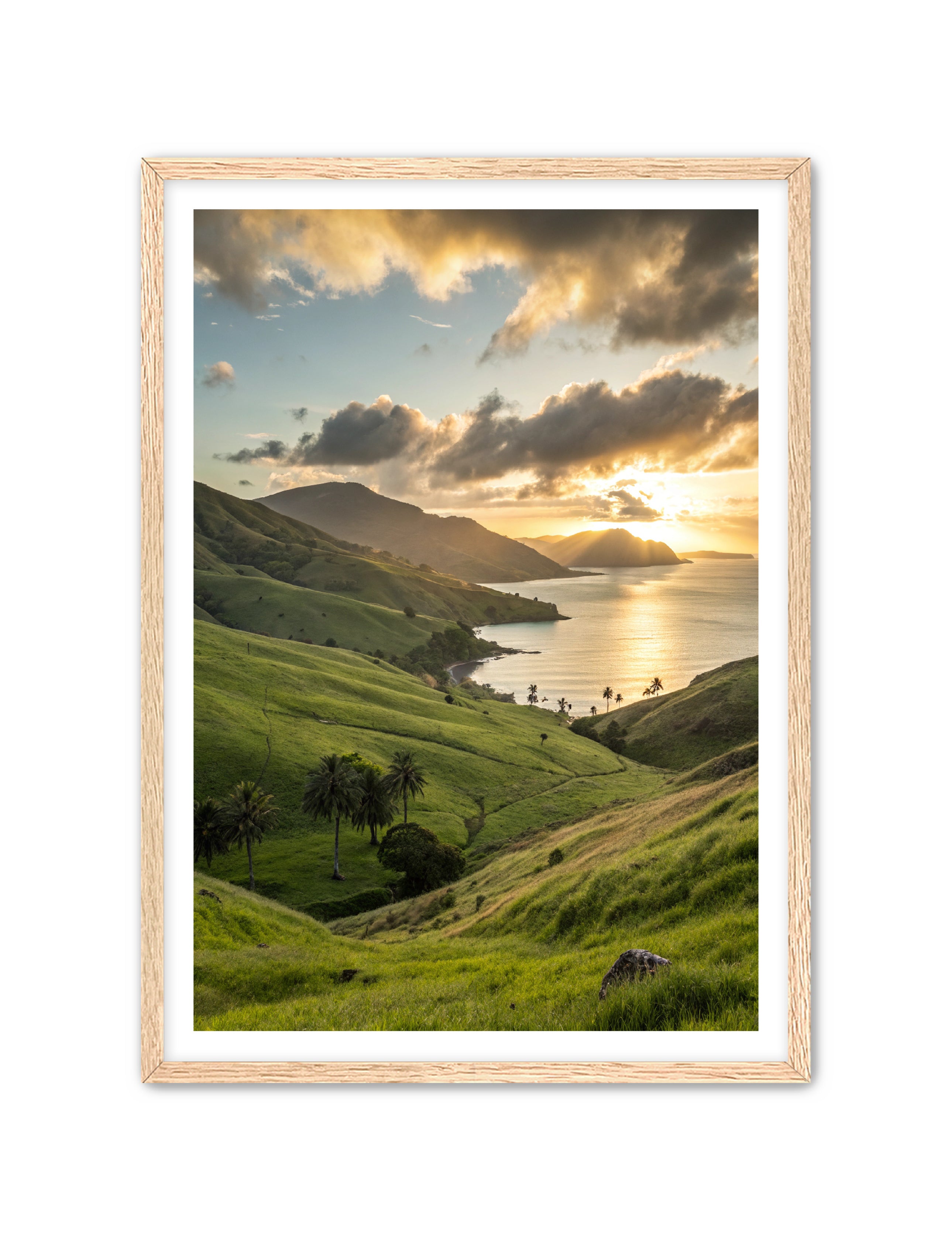 Apricus Prints Beaches 'Rolling Hills of the Tropics' Apricus Art Collection