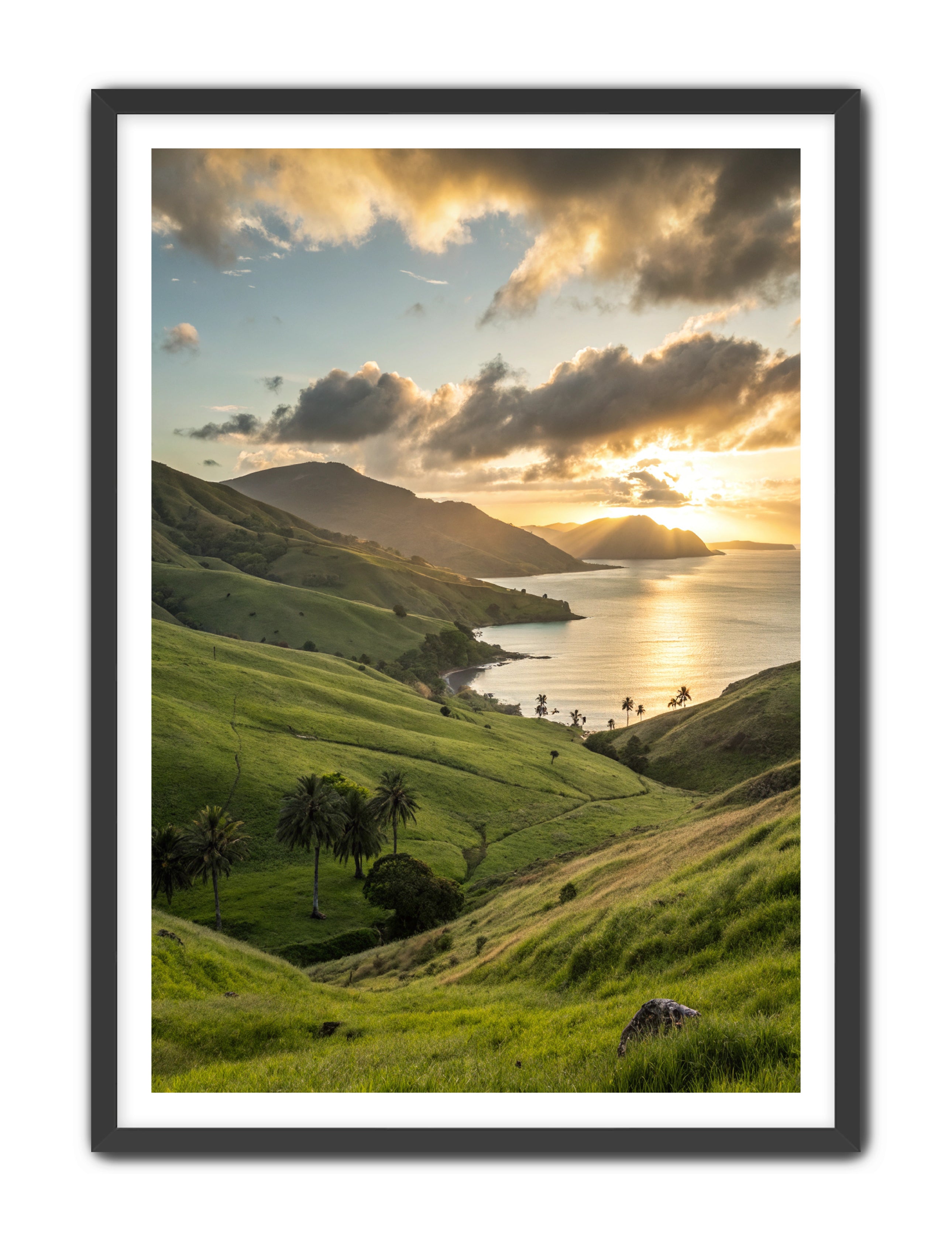 Apricus Prints Beaches 'Rolling Hills of the Tropics' Apricus Art Collection