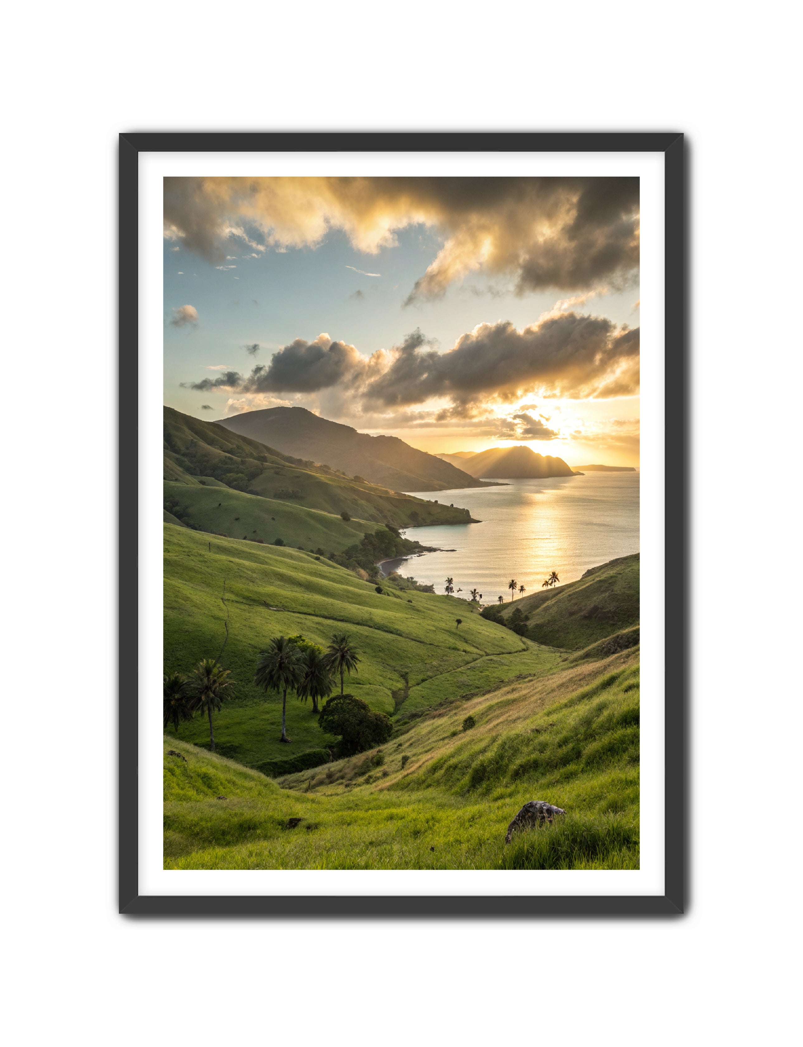 Apricus Prints Beaches 'Rolling Hills of the Tropics' Apricus Art Collection