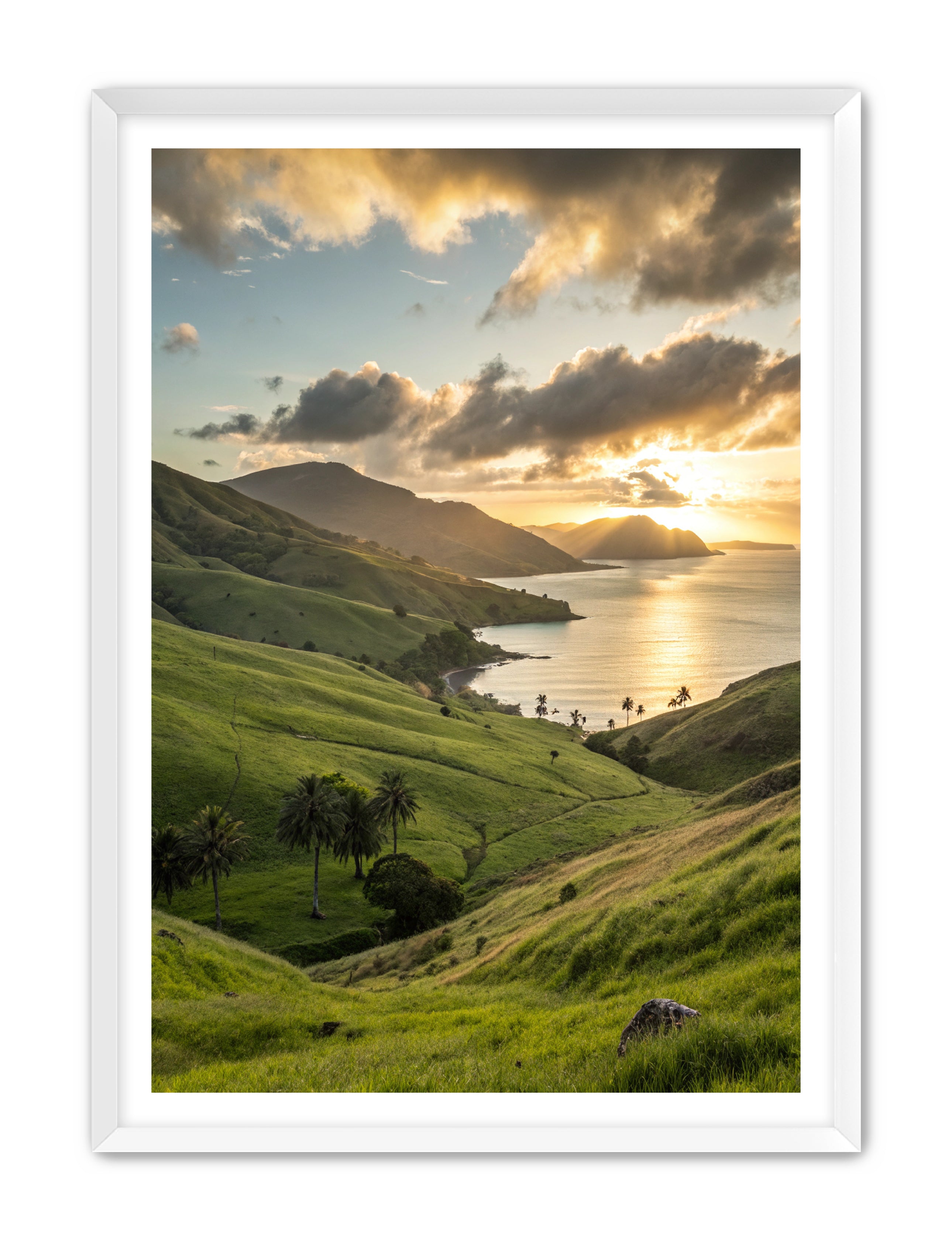 Apricus Prints Beaches 'Rolling Hills of the Tropics' Apricus Art Collection