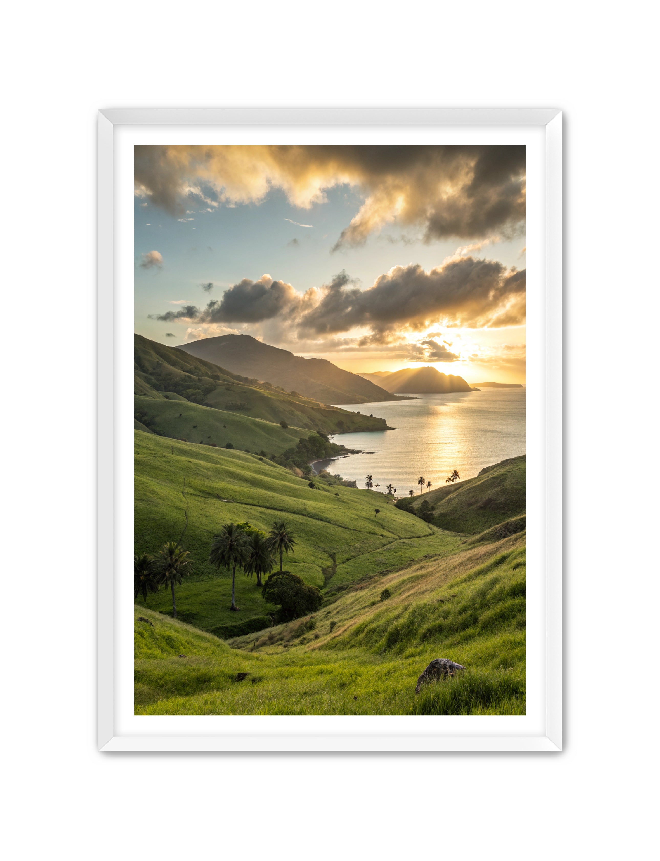 Apricus Prints Beaches 'Rolling Hills of the Tropics' Apricus Art Collection