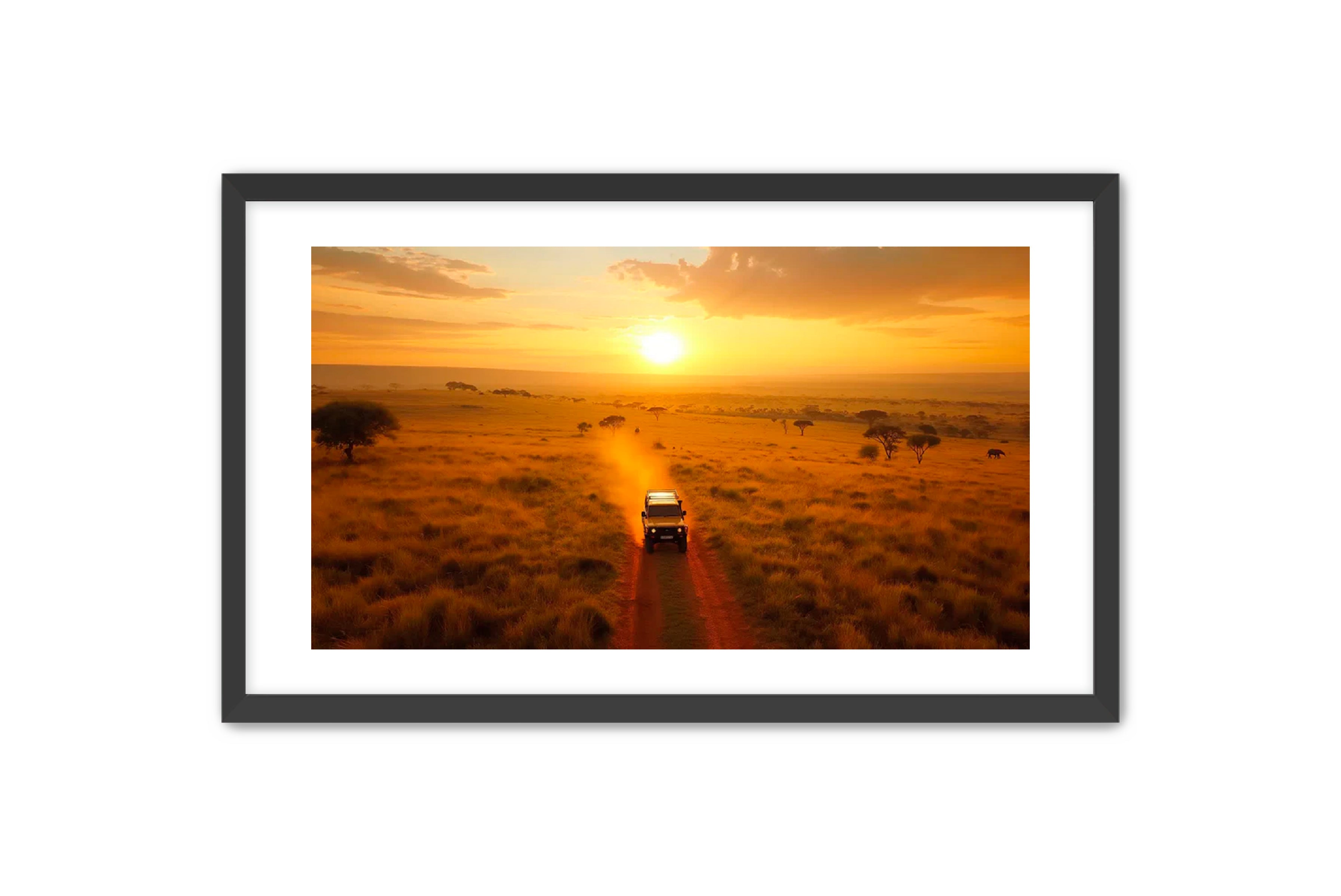 photography 'SAVANNA SUNSET' Apricus Art Collection