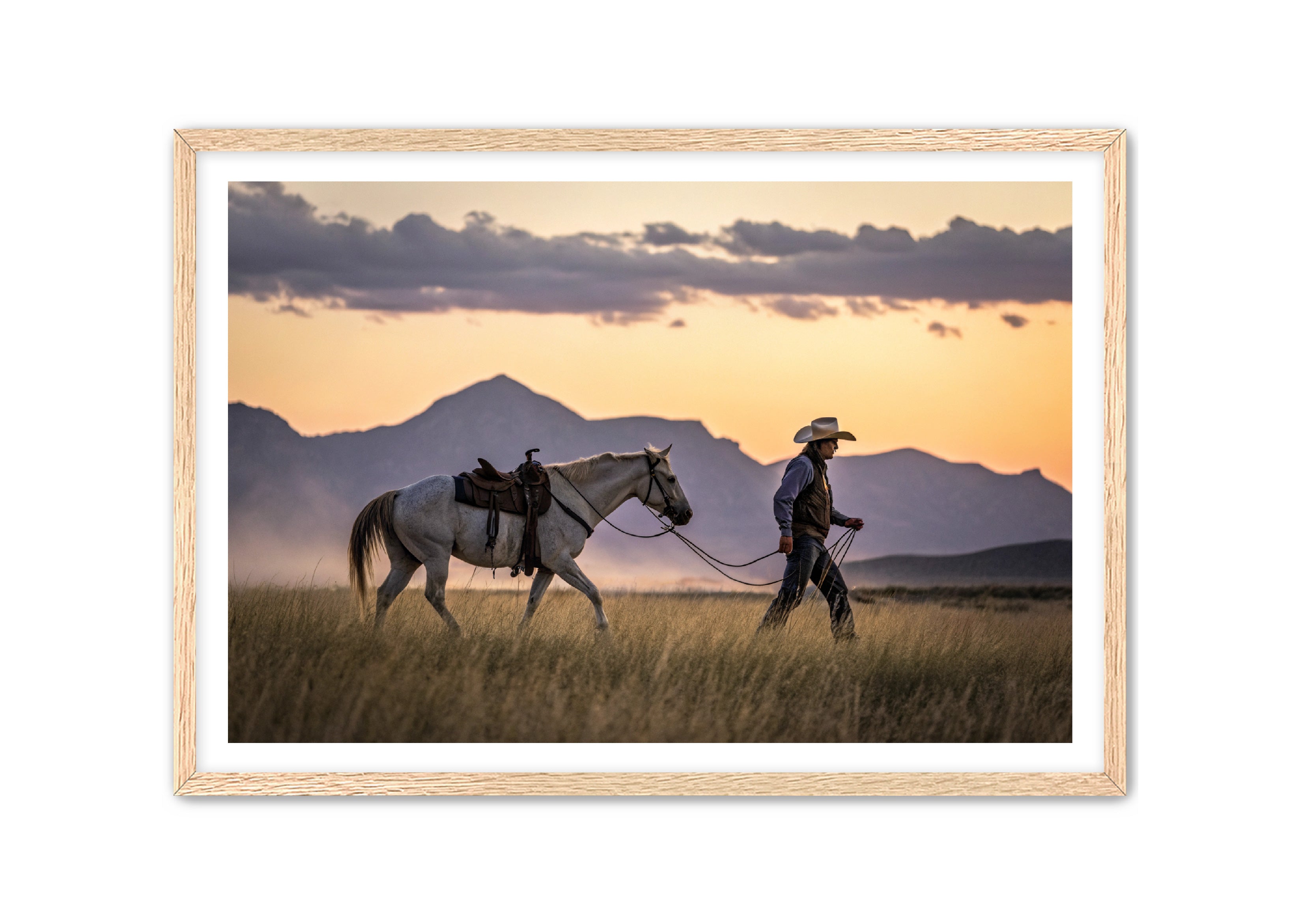 Apricus Prints Vaquero 'Saddle & Solitude' Apricus Art Collection