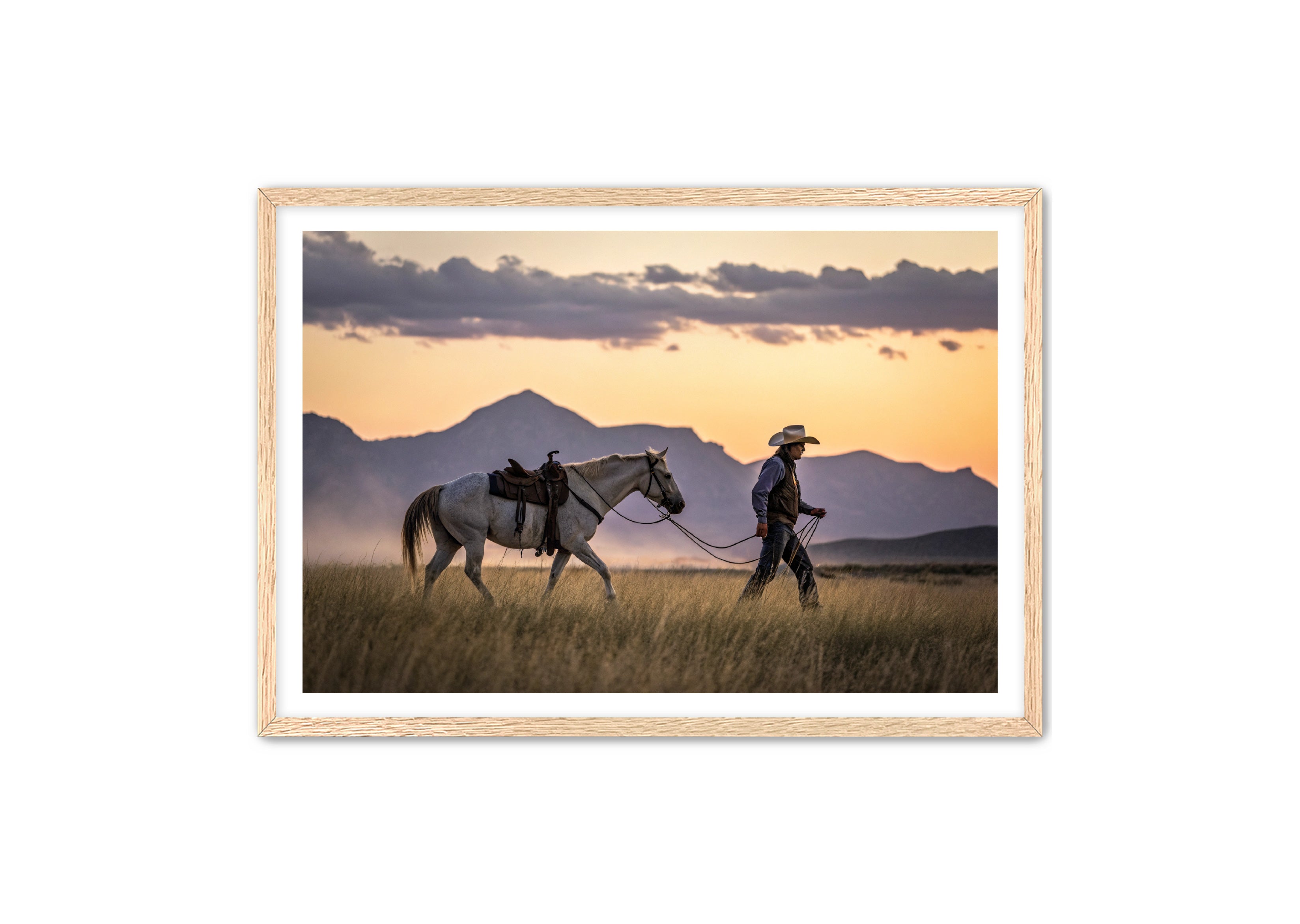 Apricus Prints Vaquero 'Saddle & Solitude' Apricus Art Collection