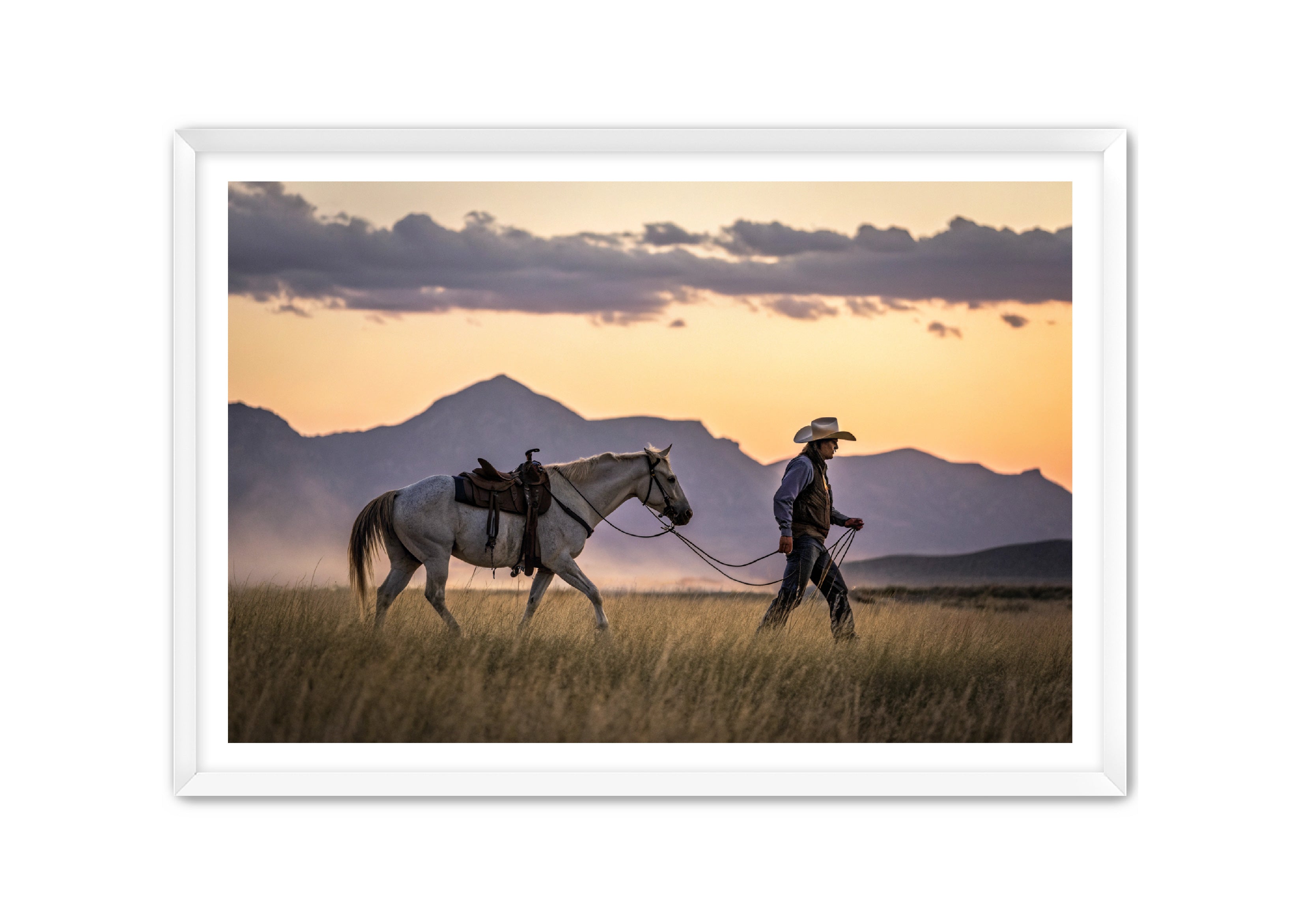 Apricus Prints Vaquero 'Saddle & Solitude' Apricus Art Collection