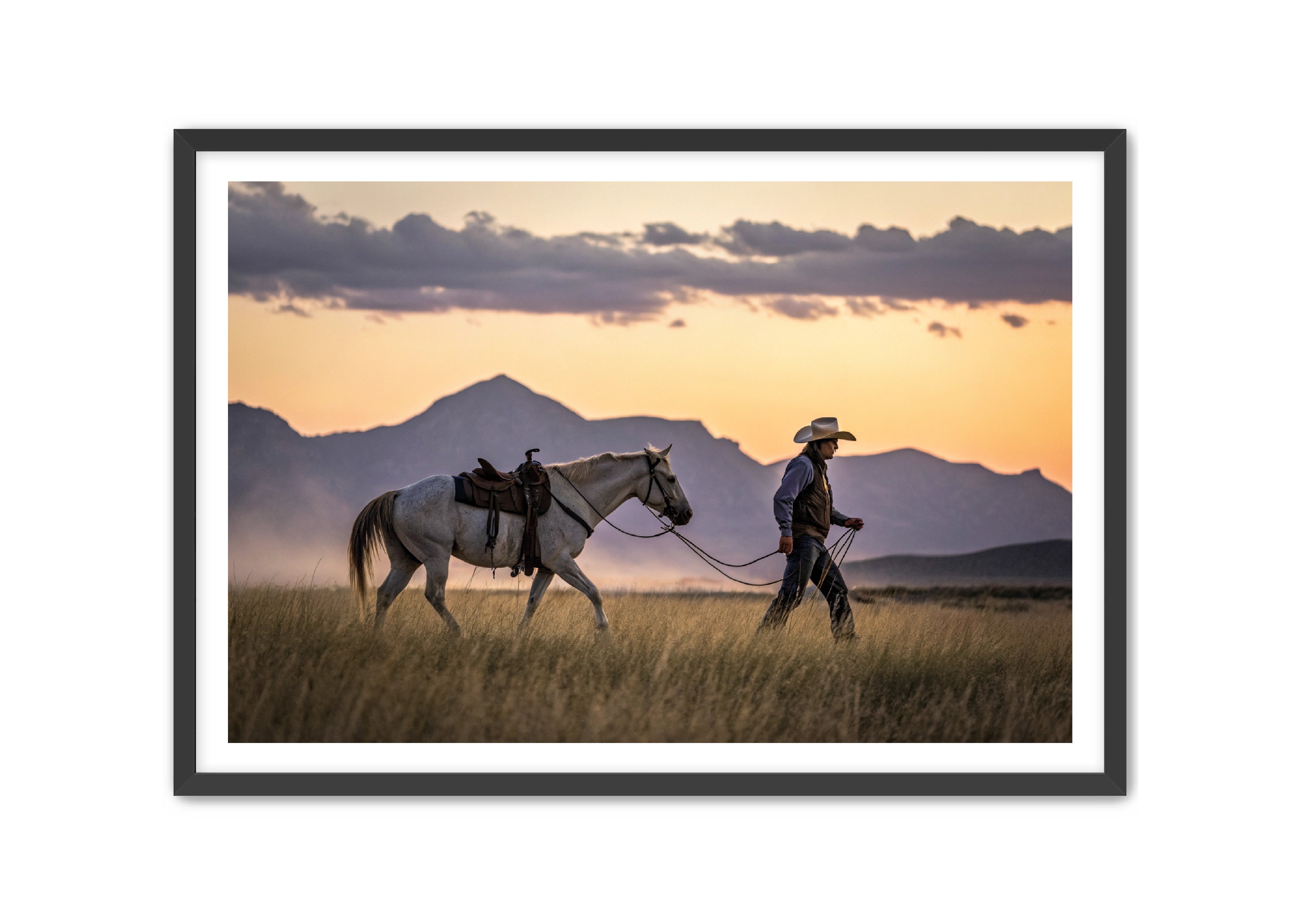 Apricus Prints Vaquero 'Saddle & Solitude' Apricus Art Collection