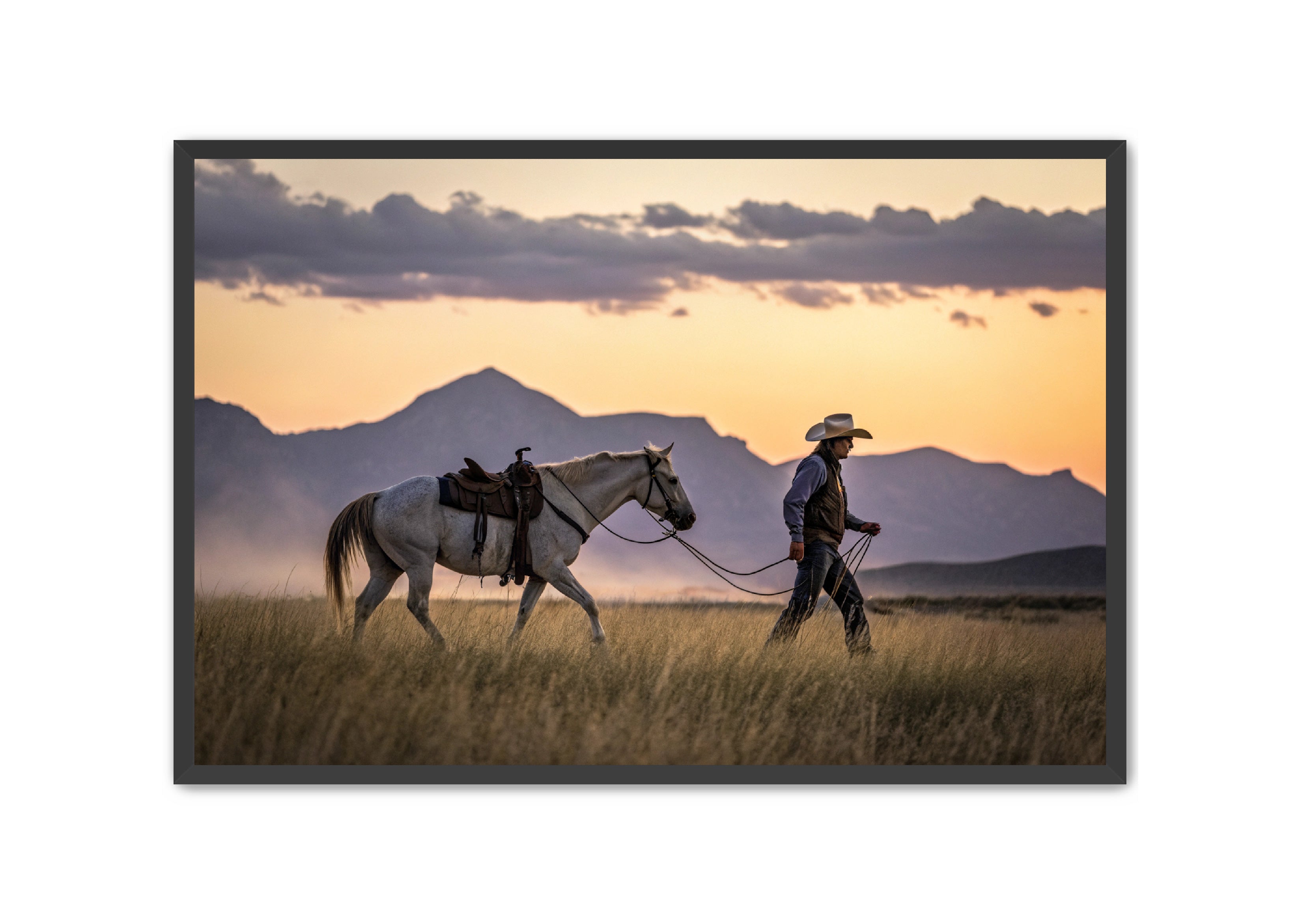 Apricus Prints Vaquero 'Saddle & Solitude' Apricus Art Collection