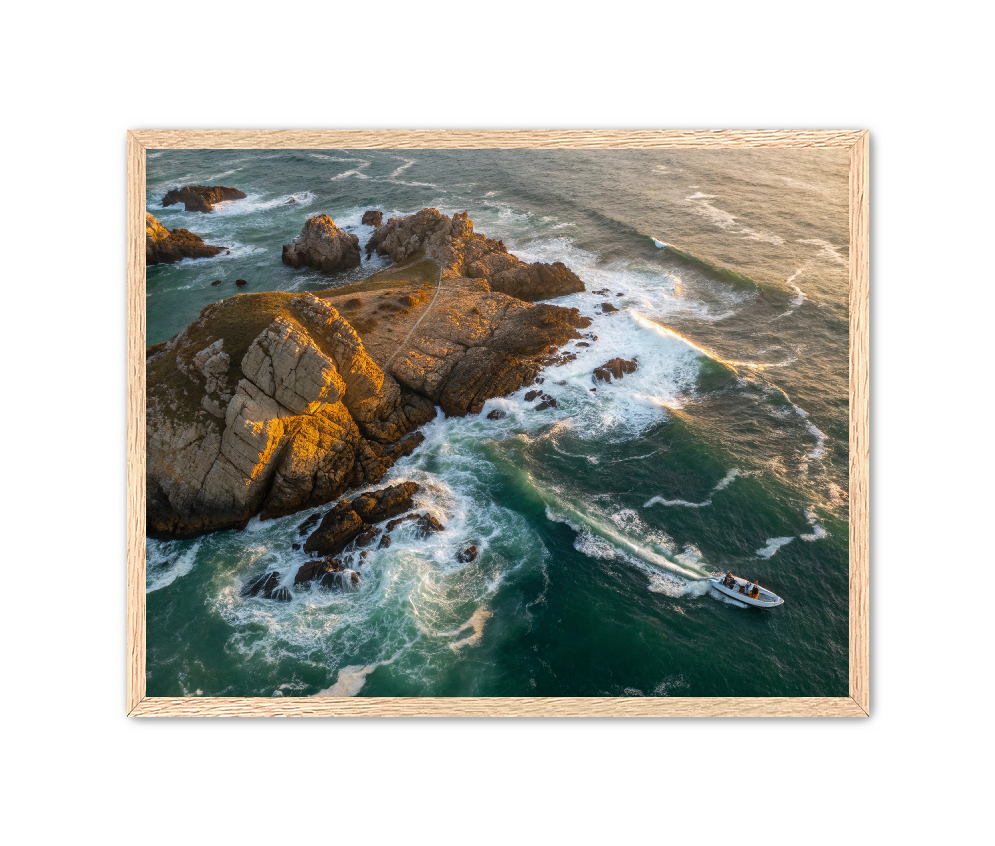 Apricus Prints Beaches 'Stone Haven' Apricus Art Collection