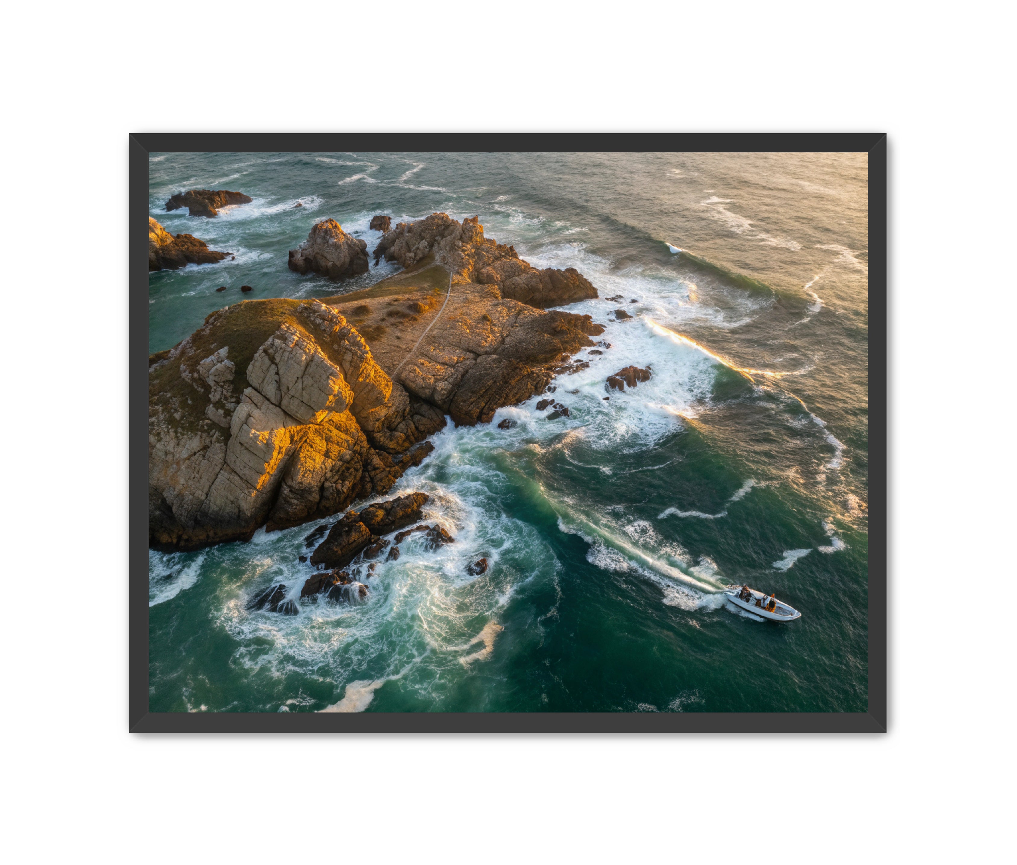 Apricus Prints Beaches 'Stone Haven' Apricus Art Collection