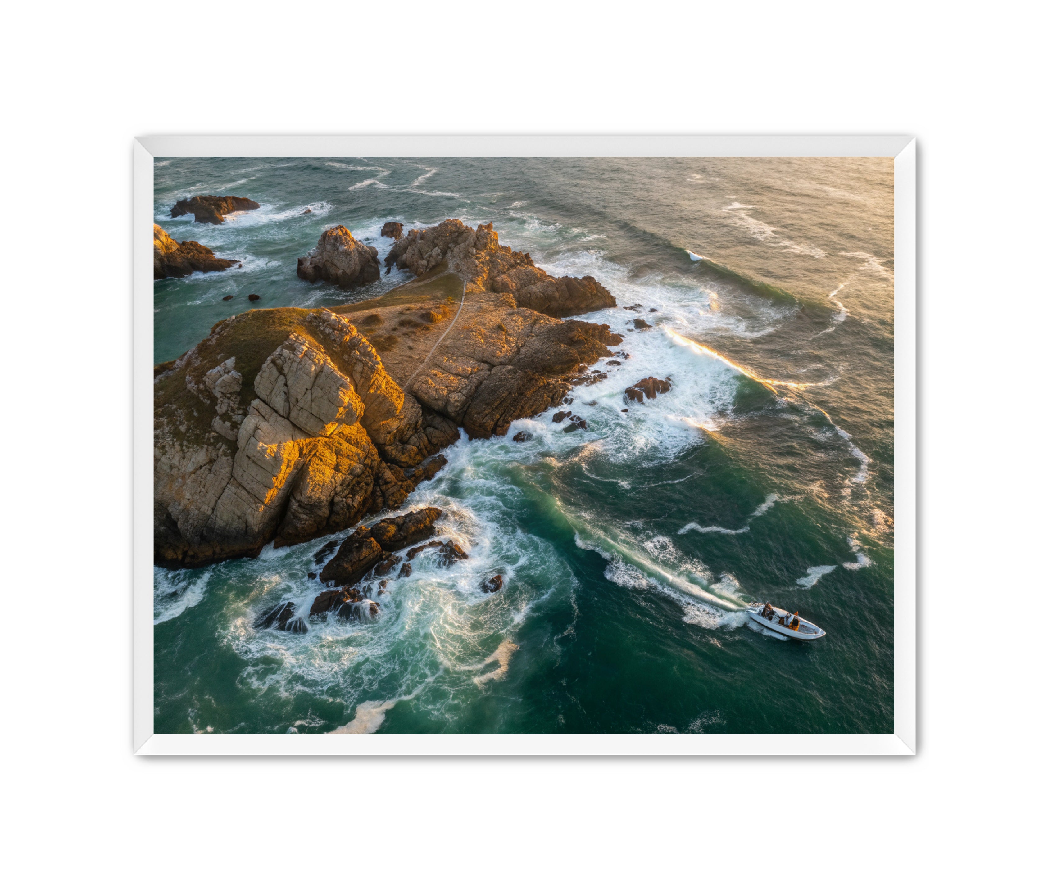 Apricus Prints Beaches 'Stone Haven' Apricus Art Collection