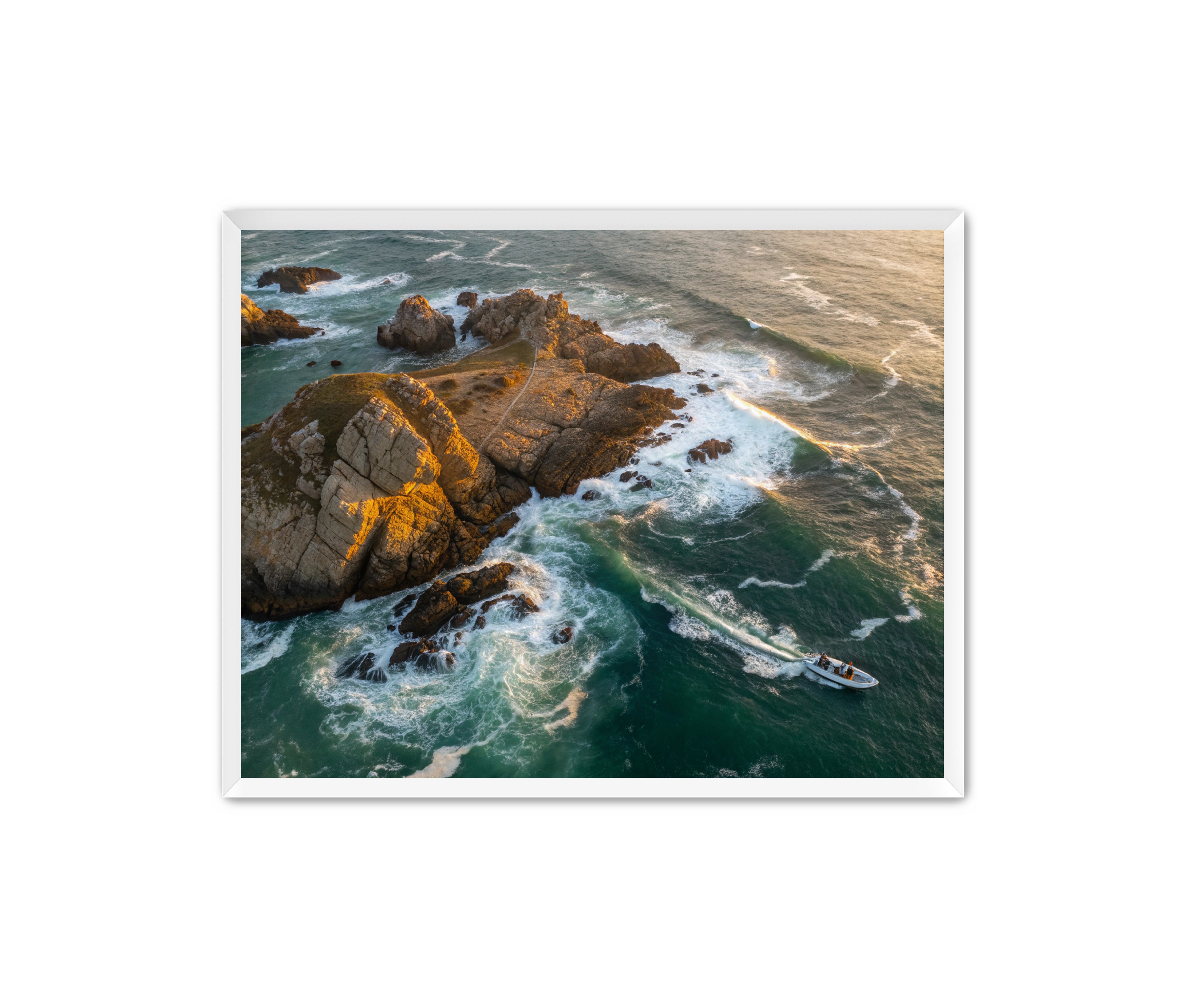 Apricus Prints Beaches 'Stone Haven' Apricus Art Collection