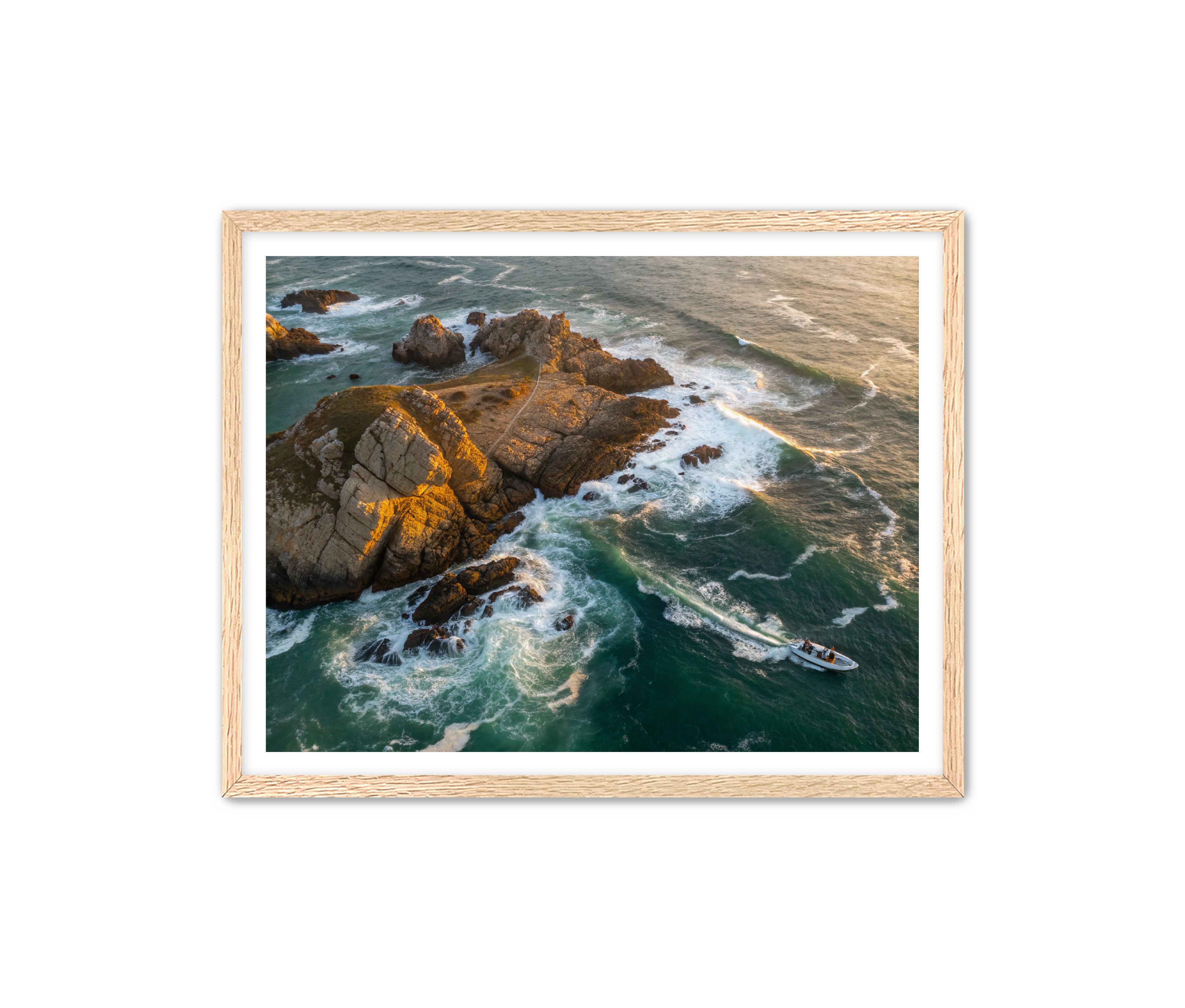 Apricus Prints Beaches 'Stone Haven' Apricus Art Collection